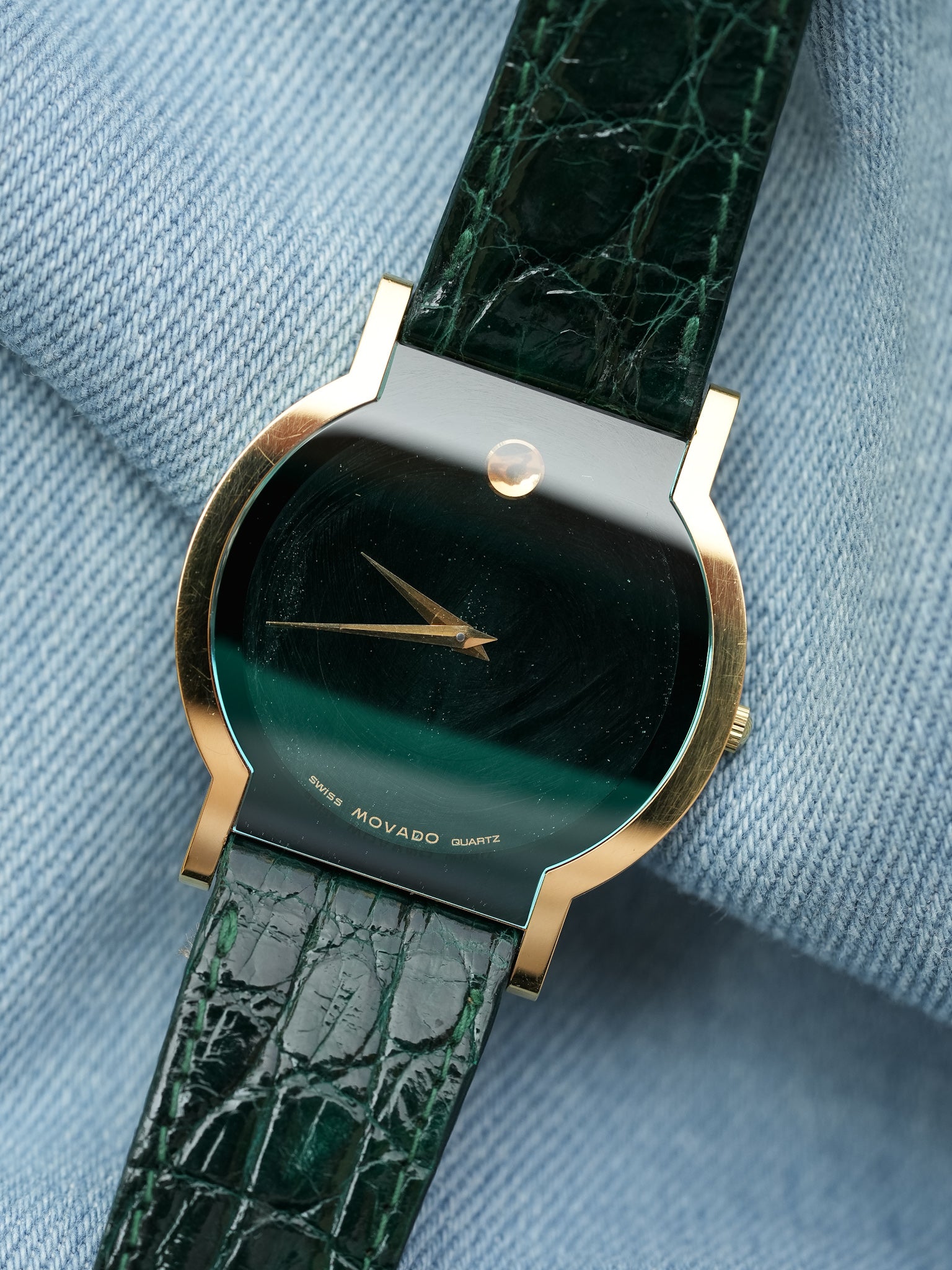 Movado - Museum MoMa Rare Vert - NOS - 1990s - Atelier Victor - Vintage  Shop