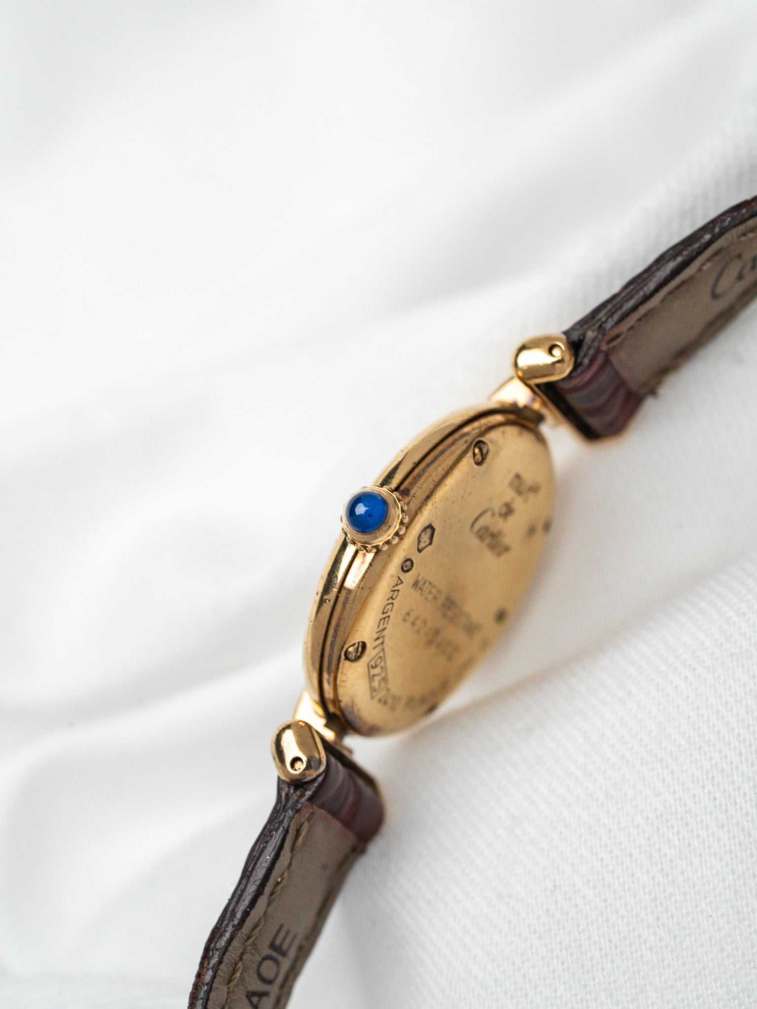 Must von Cartier Colisée Vermeil — Römisches Zifferblatt (1990s) 