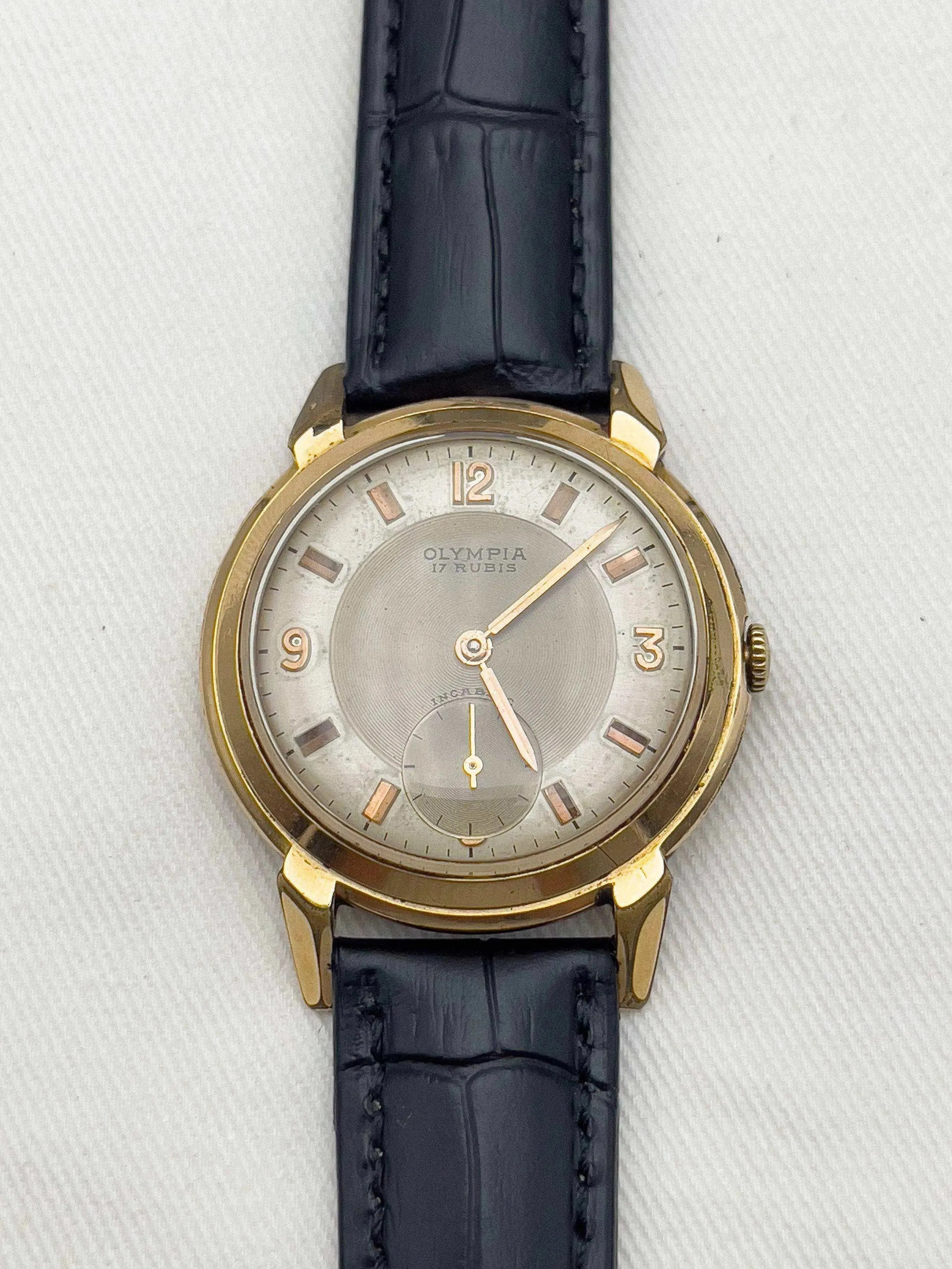 Olympia - Rose Gold Plated - 1960’s - Atelier Victor Paris - Vintage Watch Shop Dubai