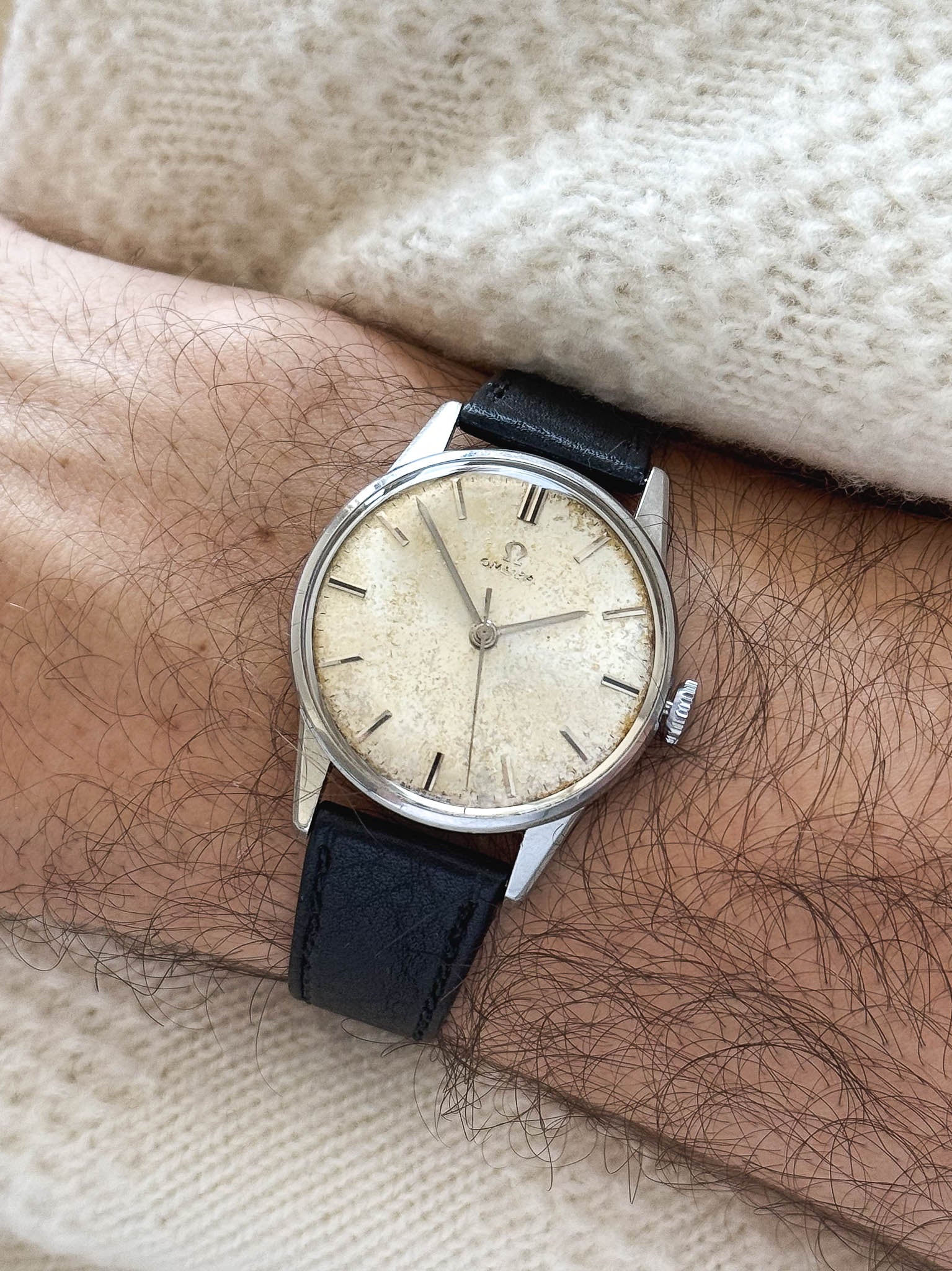 Omega - 131.013 Patine Cratère - 1962 - Atelier Victor Paris - Vintage Watch Shop Dubai