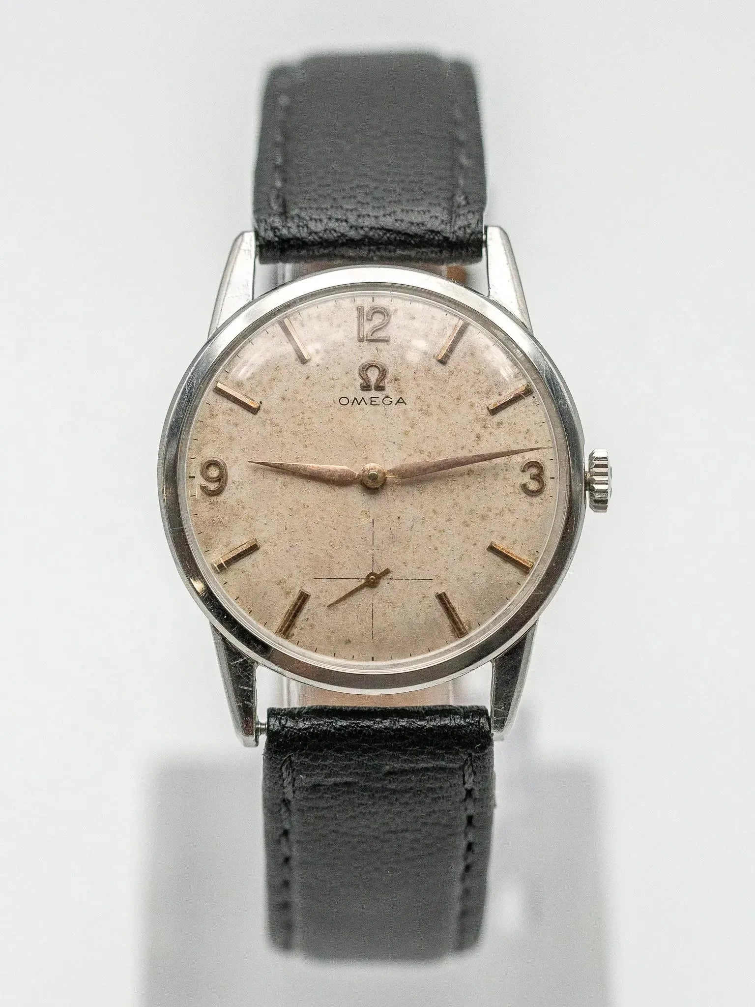 Omega - 14613-2 Calatrava Patiné Index Rose - 1959 - Atelier Victor