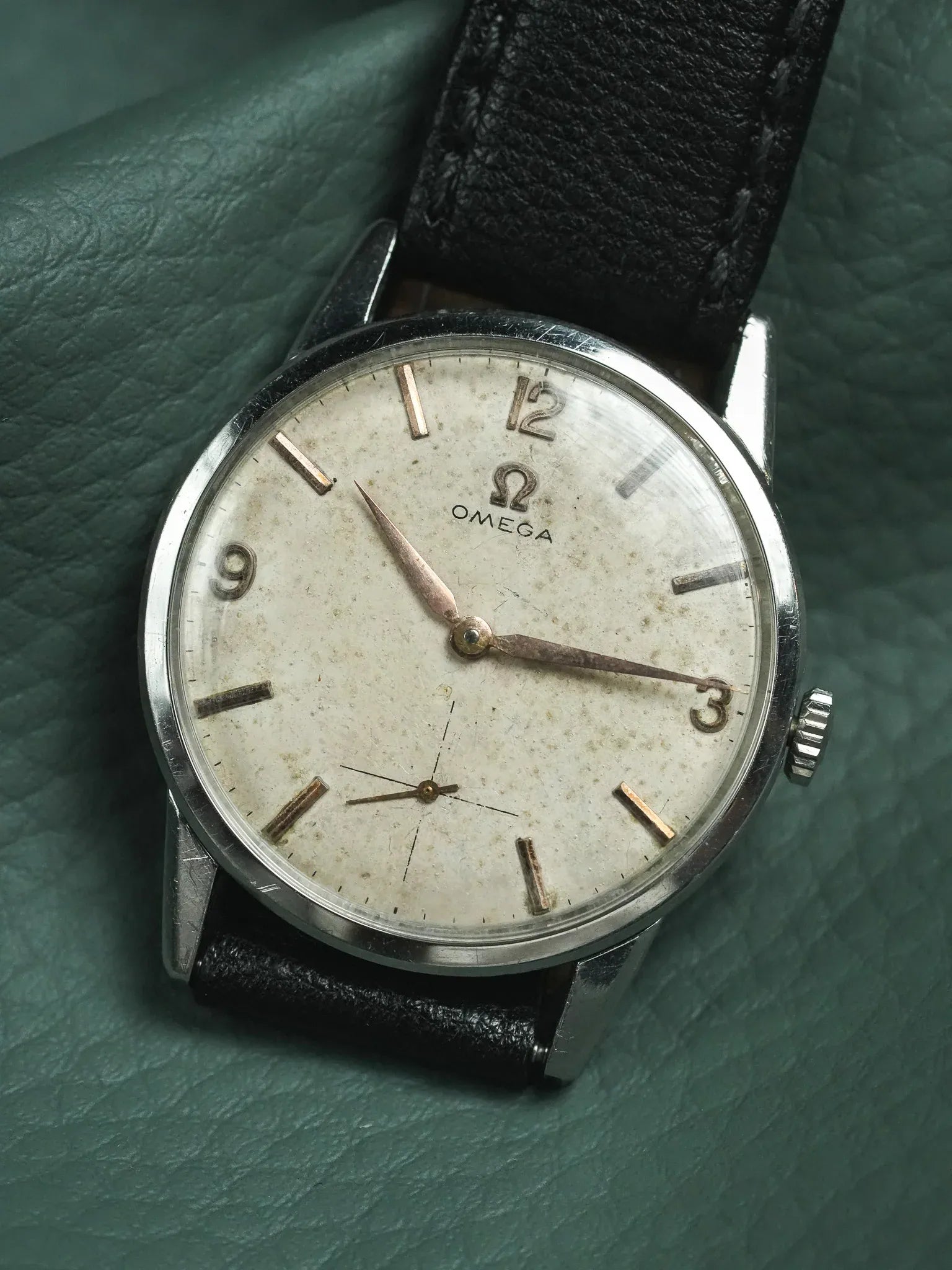 Omega - 14613-2 Calatrava Patiné Index Rose - 1959 - Atelier Victor