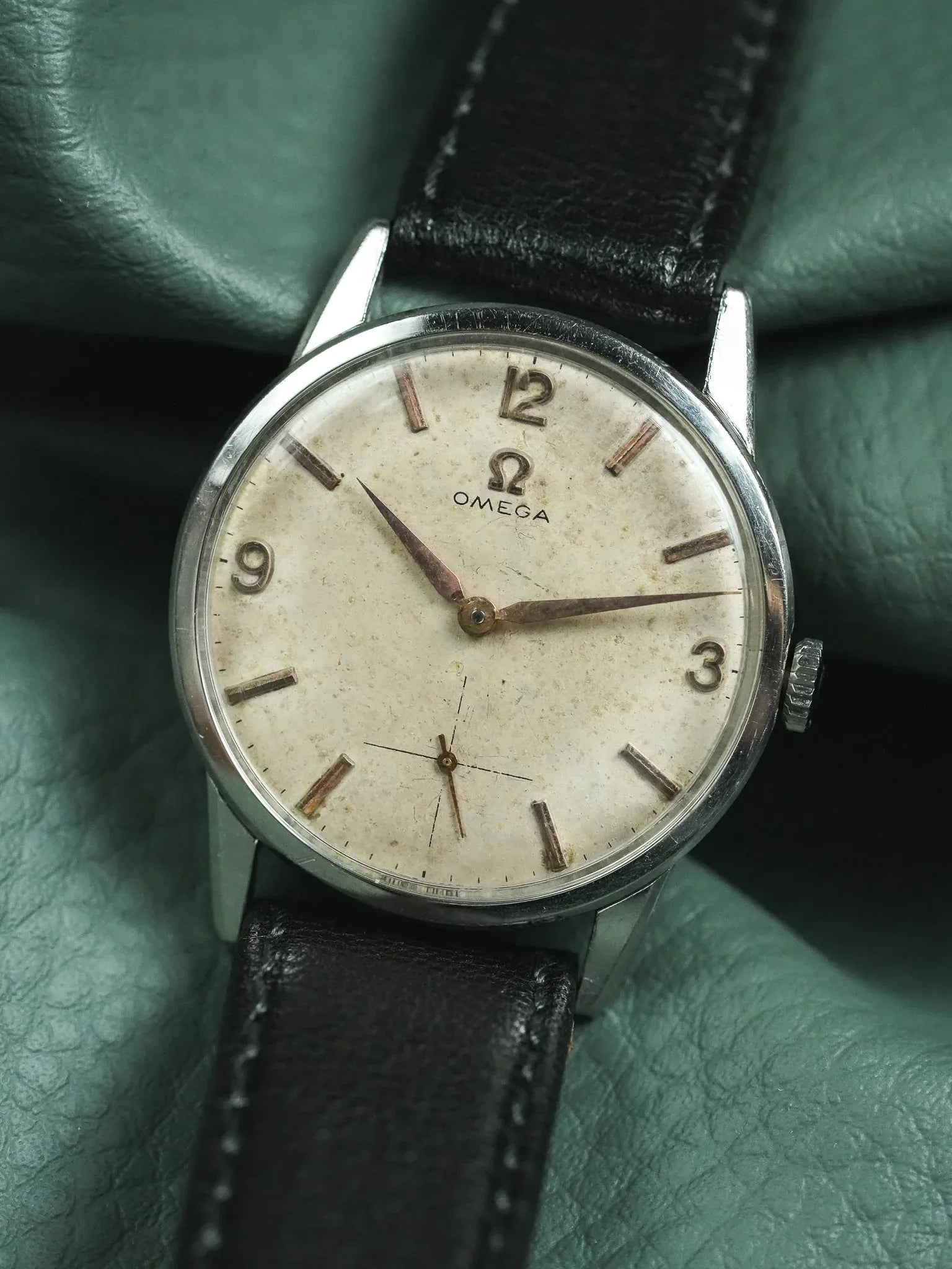 Omega - 14613-2 Calatrava Patiné Index Rose - 1959 - Atelier Victor
