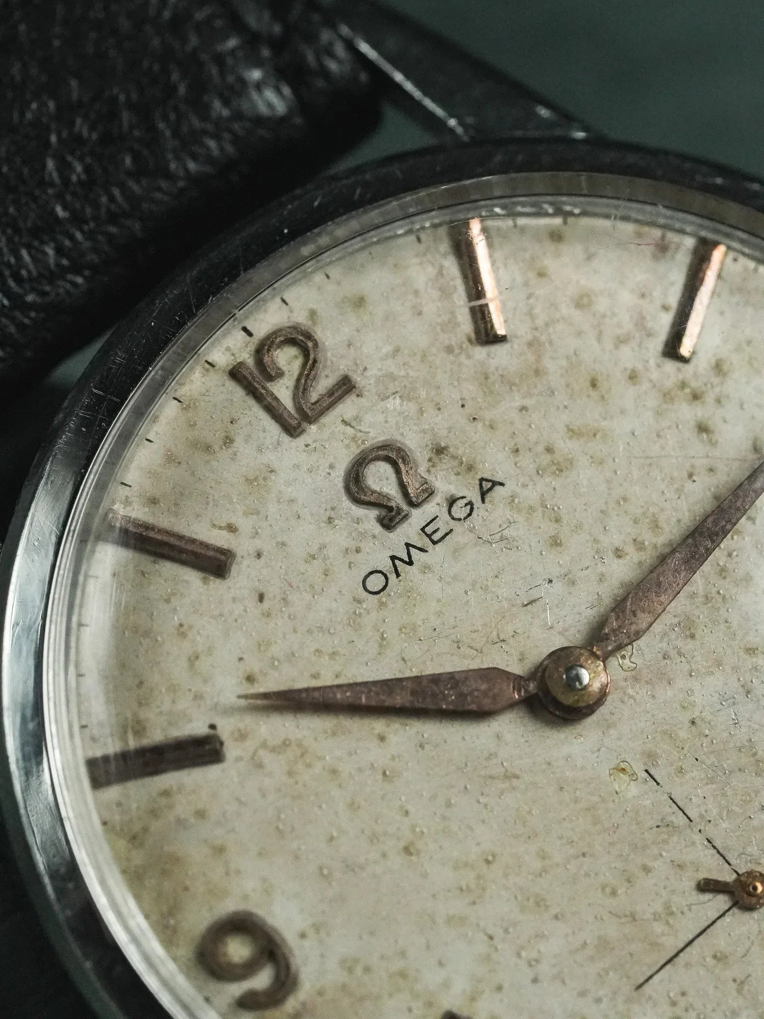 Omega - 14613-2 Calatrava Patiné Index Rose - 1959 - Atelier Victor