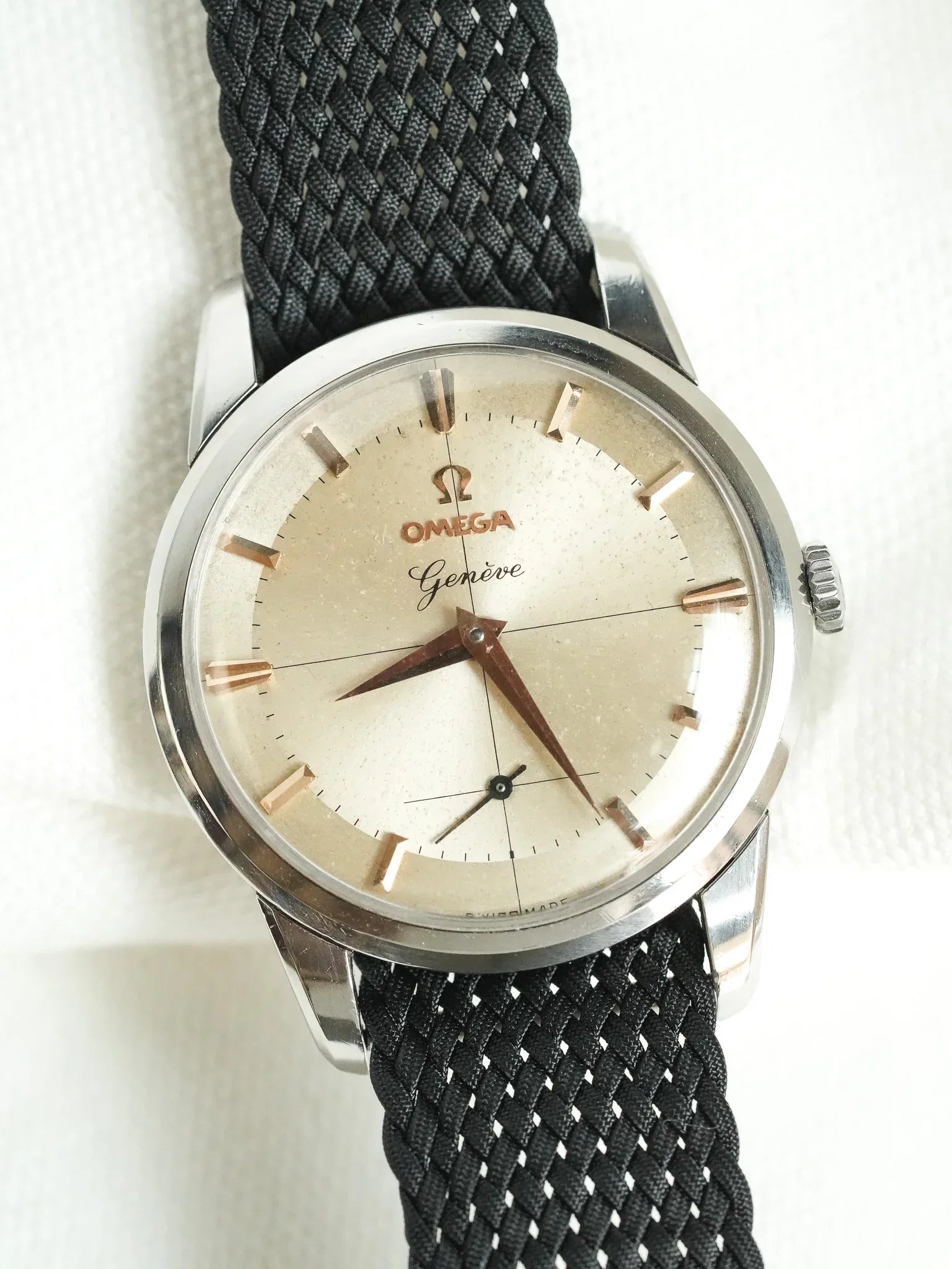 Omega - 2903-61 Genève Crosshair Index Or Rose - 1961 - Atelier Victor - Vintage  Shop