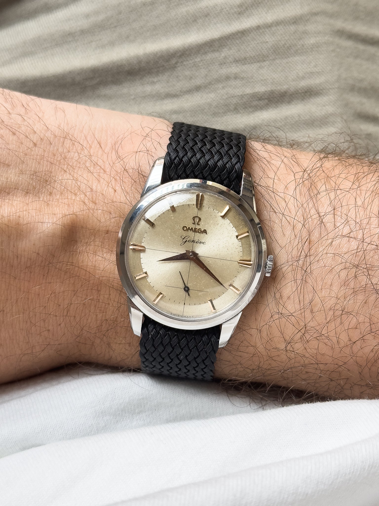 Omega - 2903-61 Genève Crosshair Index Or Rose - 1961 - Atelier Victor - Vintage  Shop