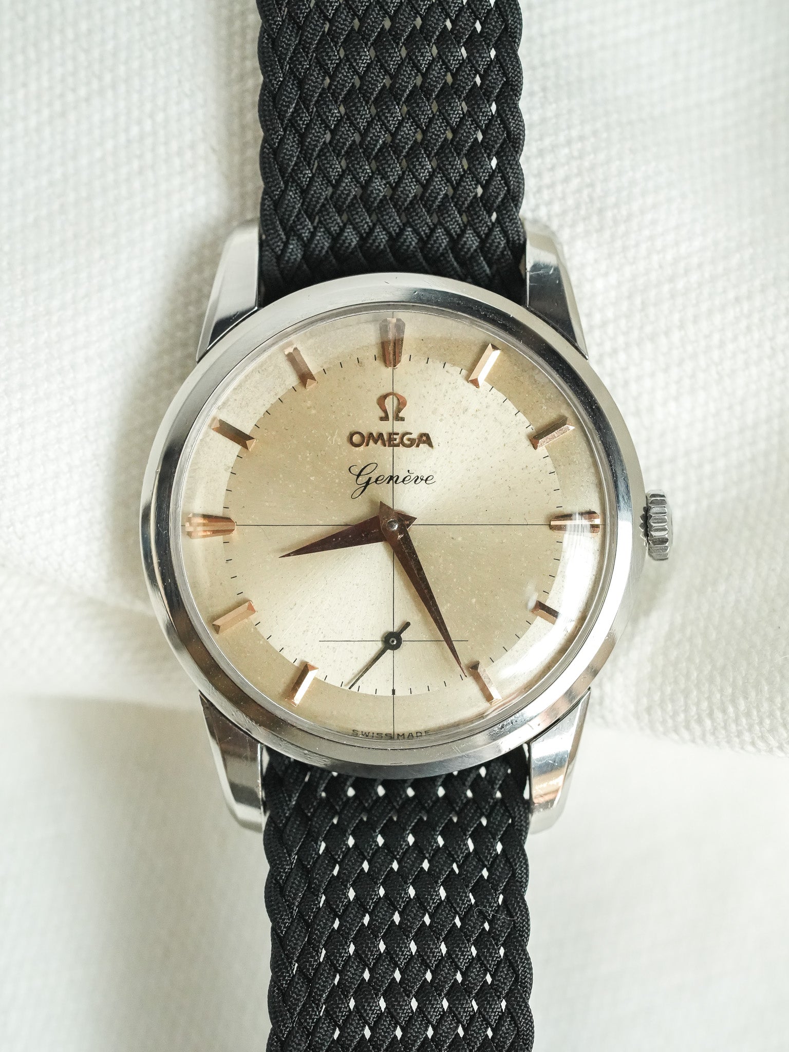 Omega - 2903-61 Genève Crosshair Index Or Rose - 1961 - Atelier Victor - Vintage  Shop