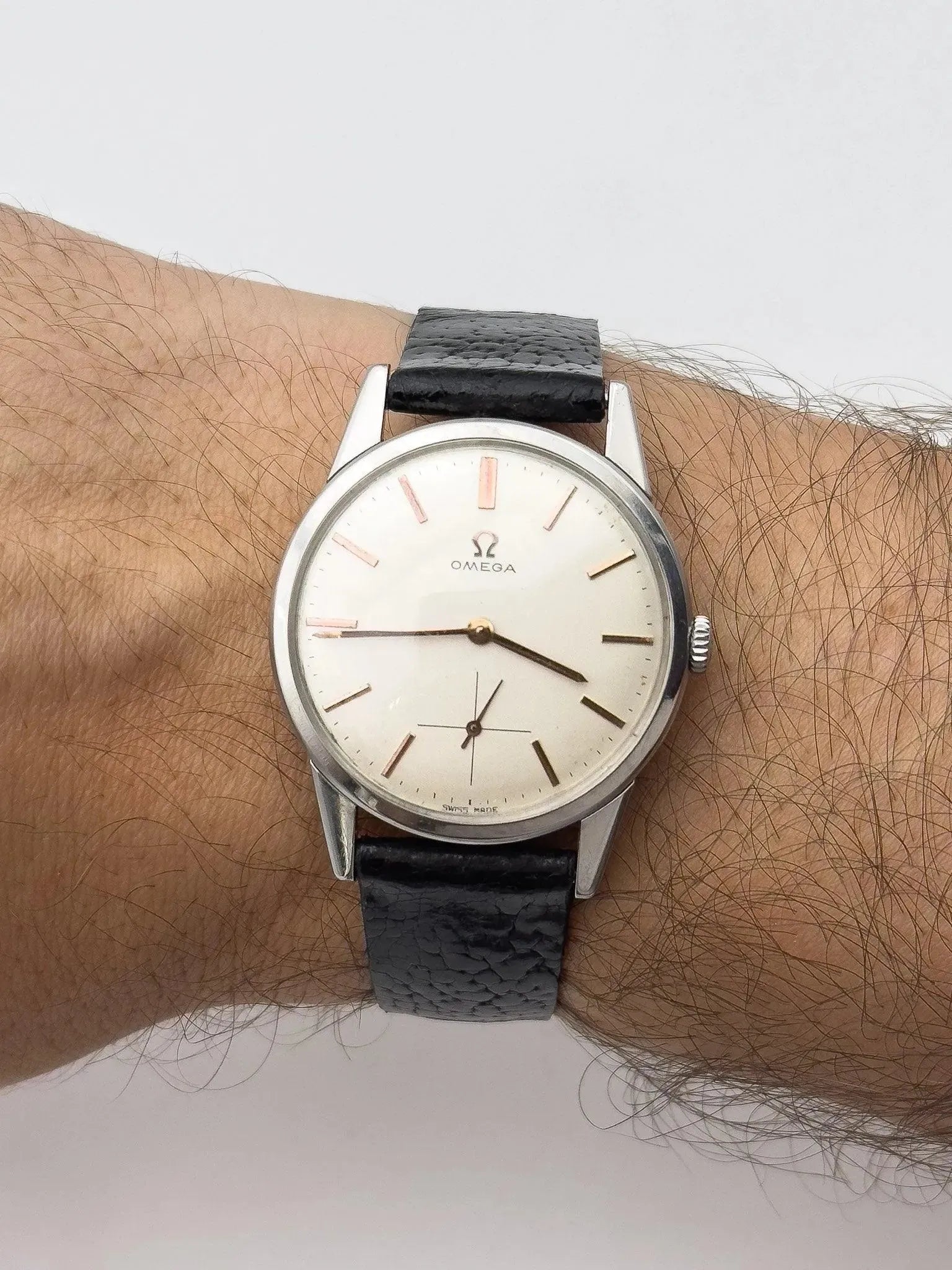 Omega - Calatrava Index Or Rose Petite-seconde - 1962 - Atelier Victor - Vintage  Shop