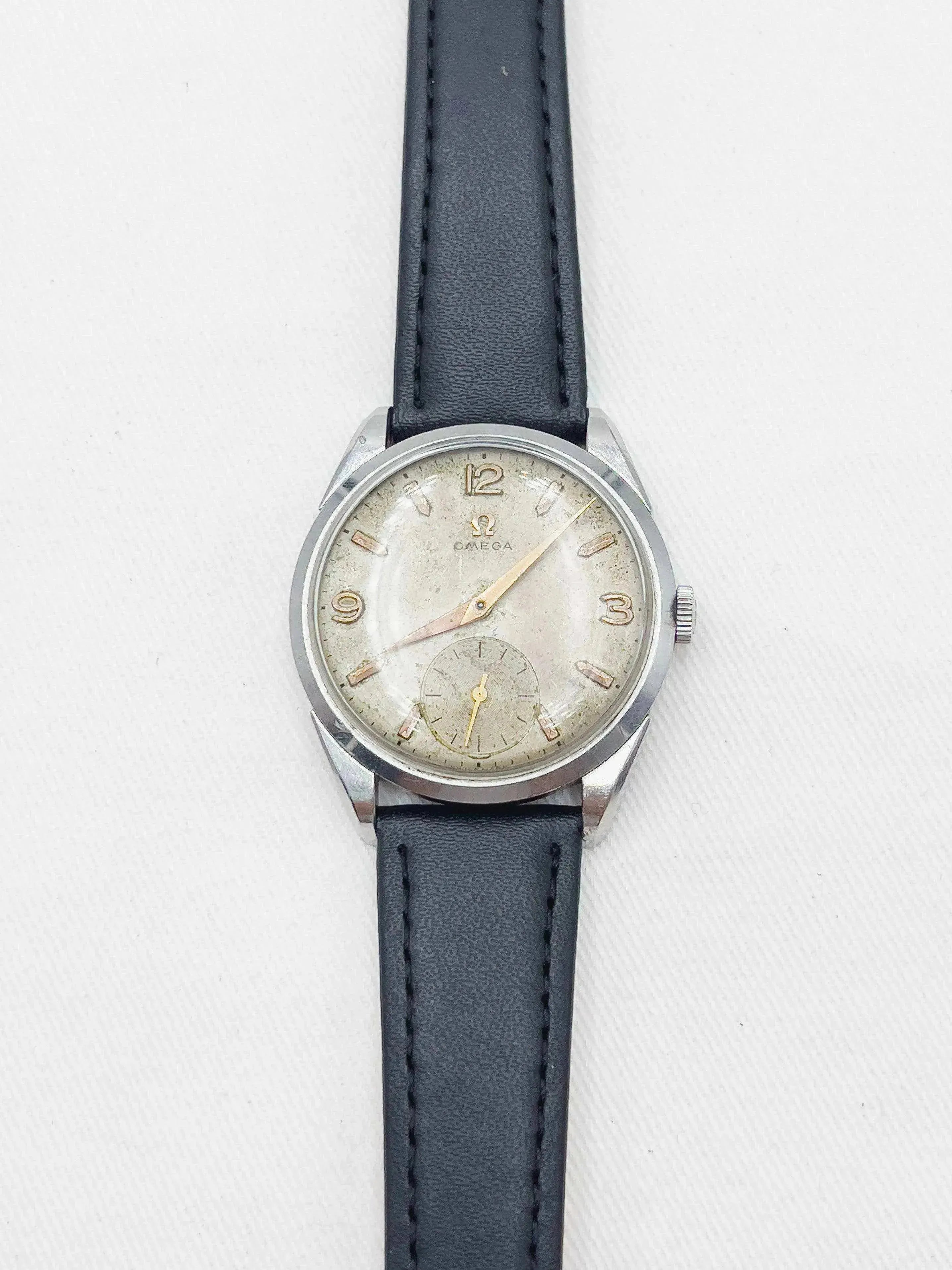 Omega - Calatrava Patine Petite-seconde index or rose - 1956 - Atelier Victor Paris - Vintage Watch Shop Dubai