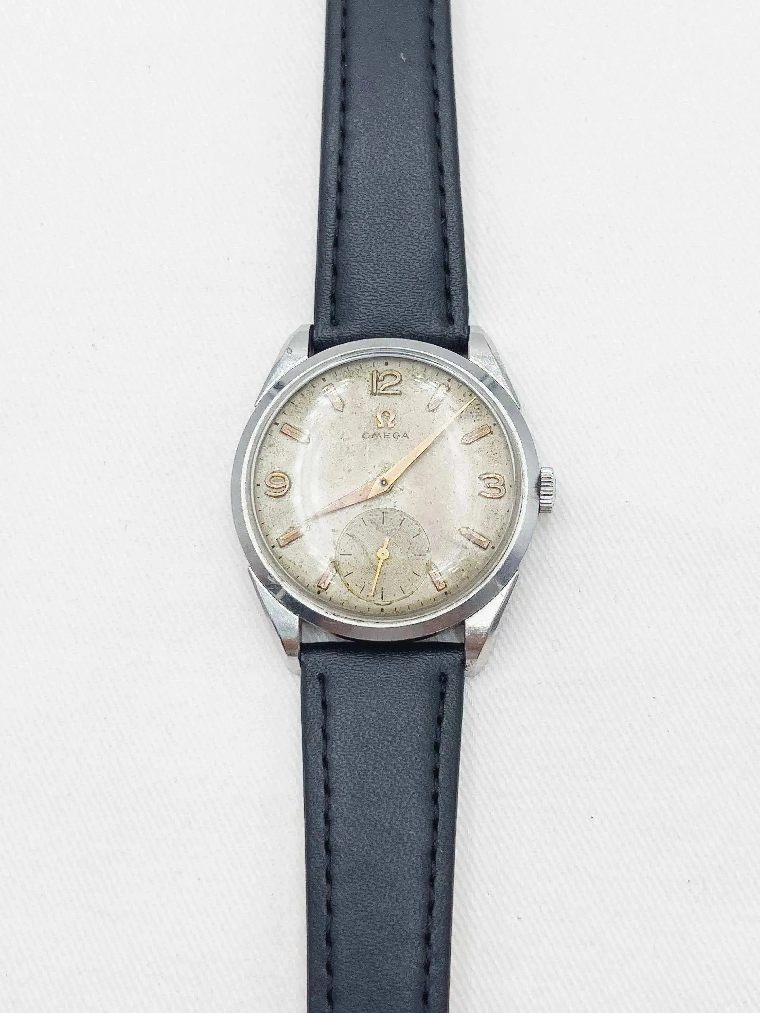 Omega - Calatrava Patine Petite-seconde index or rose - 1956 - Atelier Victor - Vintage  Shop