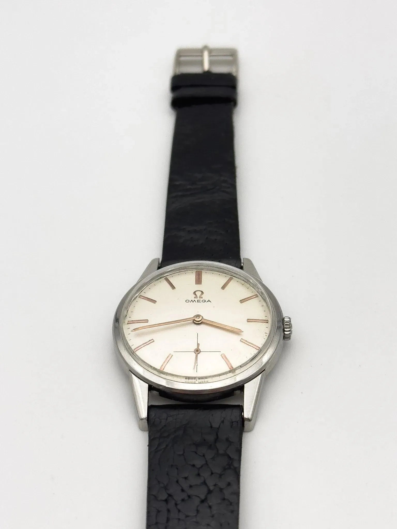 Omega - Calatrava Rose Gold Hands - 1962 - Atelier Victor Paris - Vintage Watch Shop Dubai