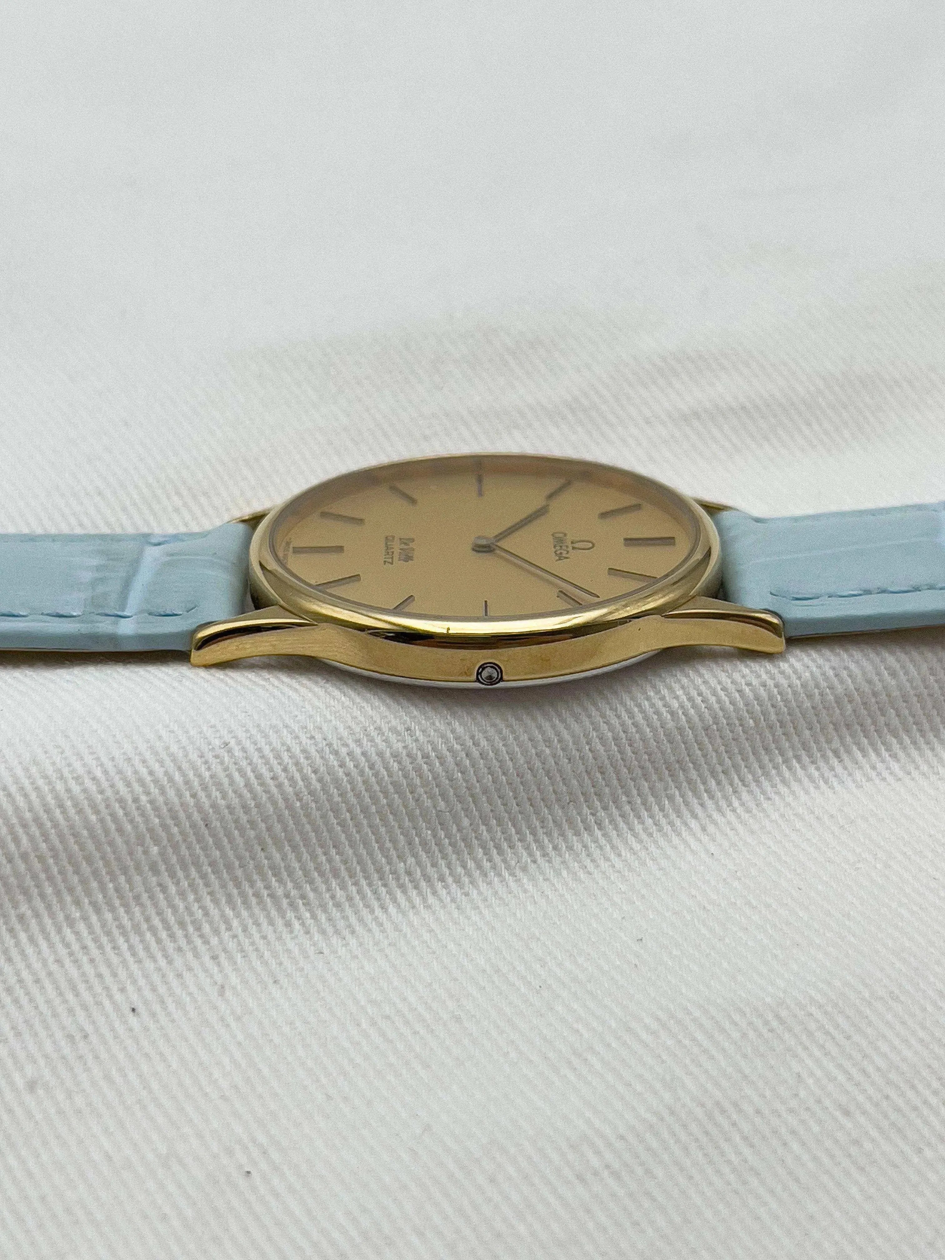 Omega - Circle Gold / Blue - 1970’s - Atelier Victor Paris - Vintage Watch Shop Dubai