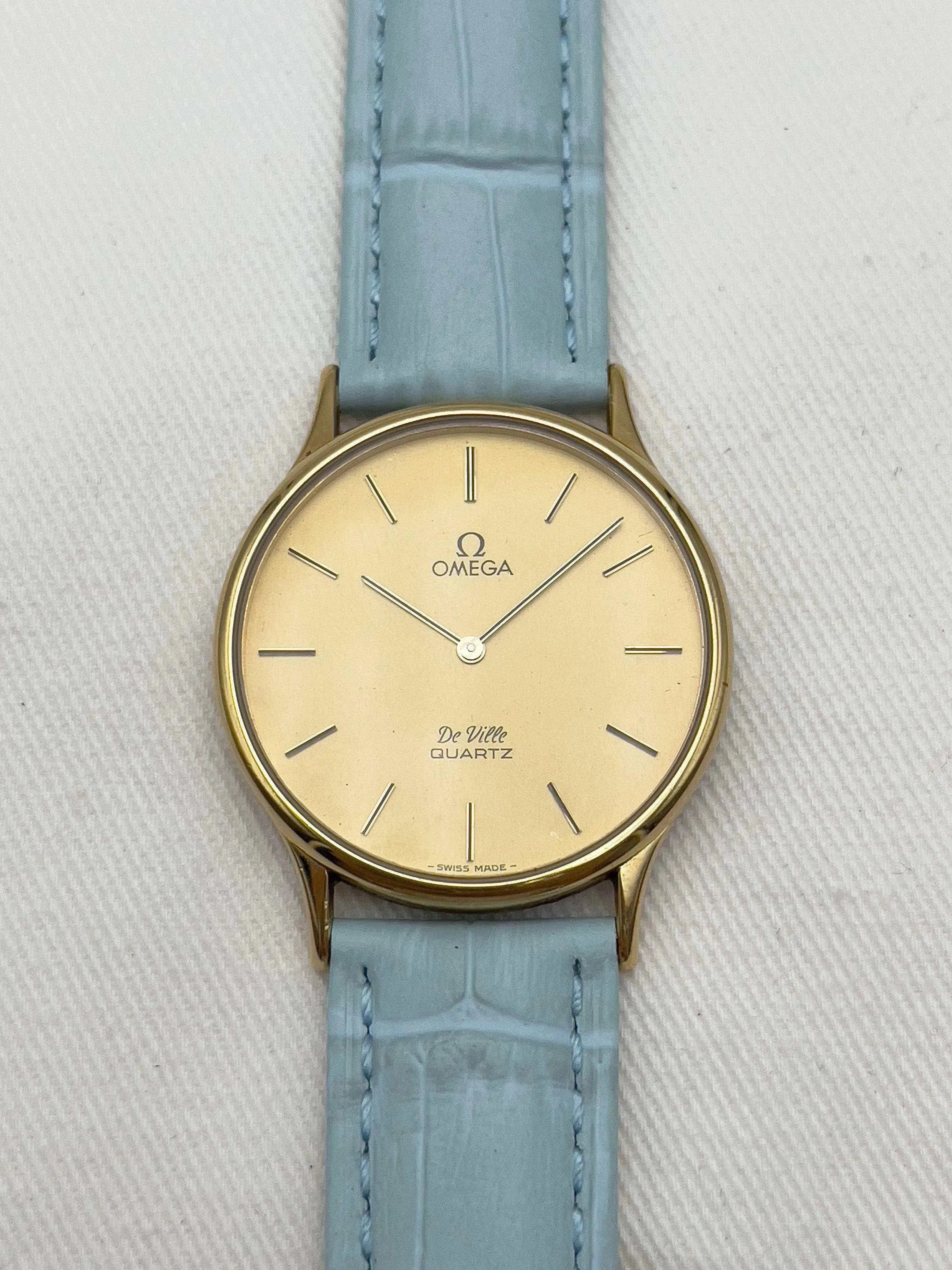 Omega - Circle Gold / Blue - 1970’s - Atelier Victor Paris - Vintage Watch Shop Dubai