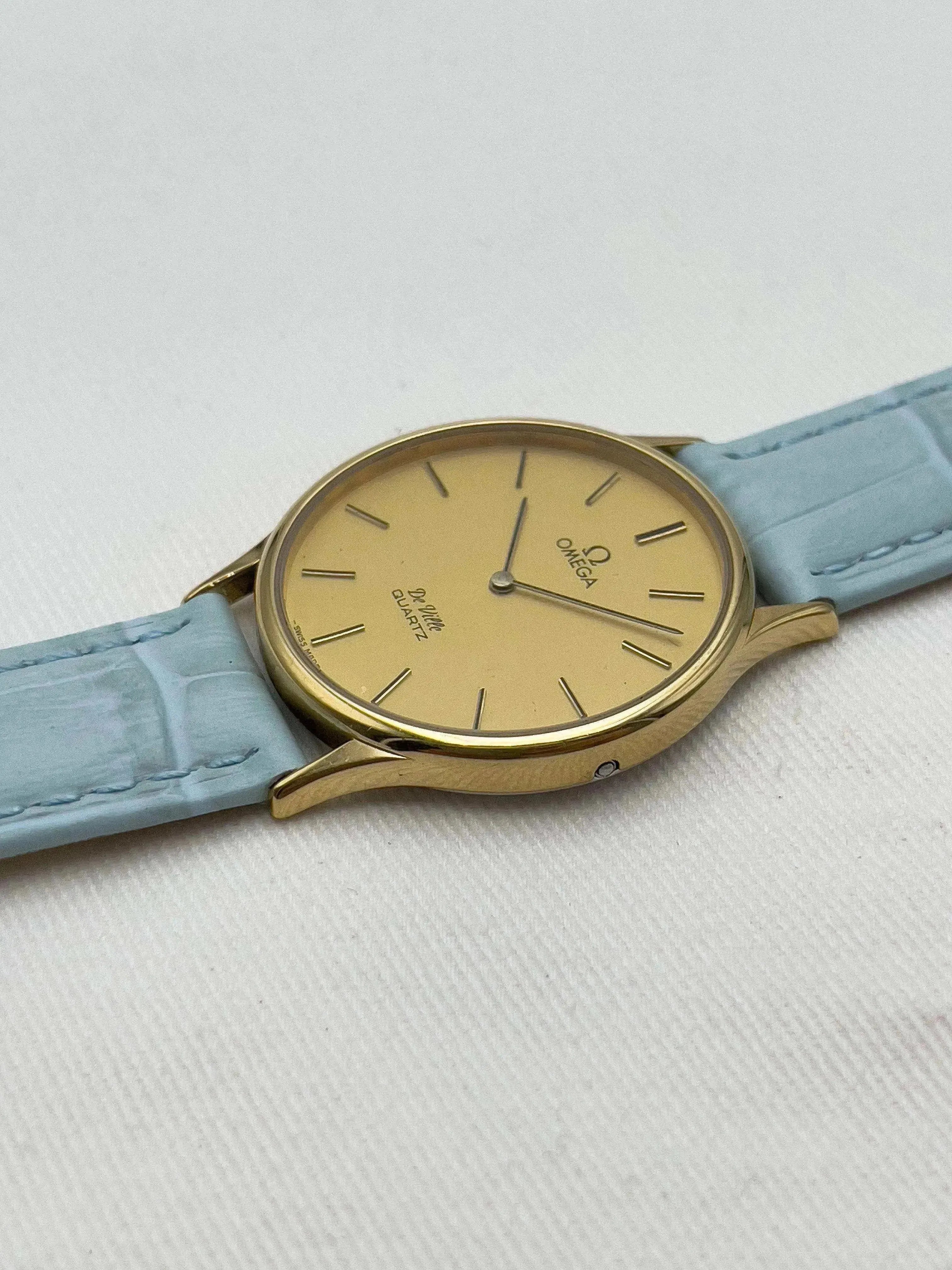 Omega - Circle Gold / Blue - 1970’s - Atelier Victor Paris - Vintage Watch Shop Dubai