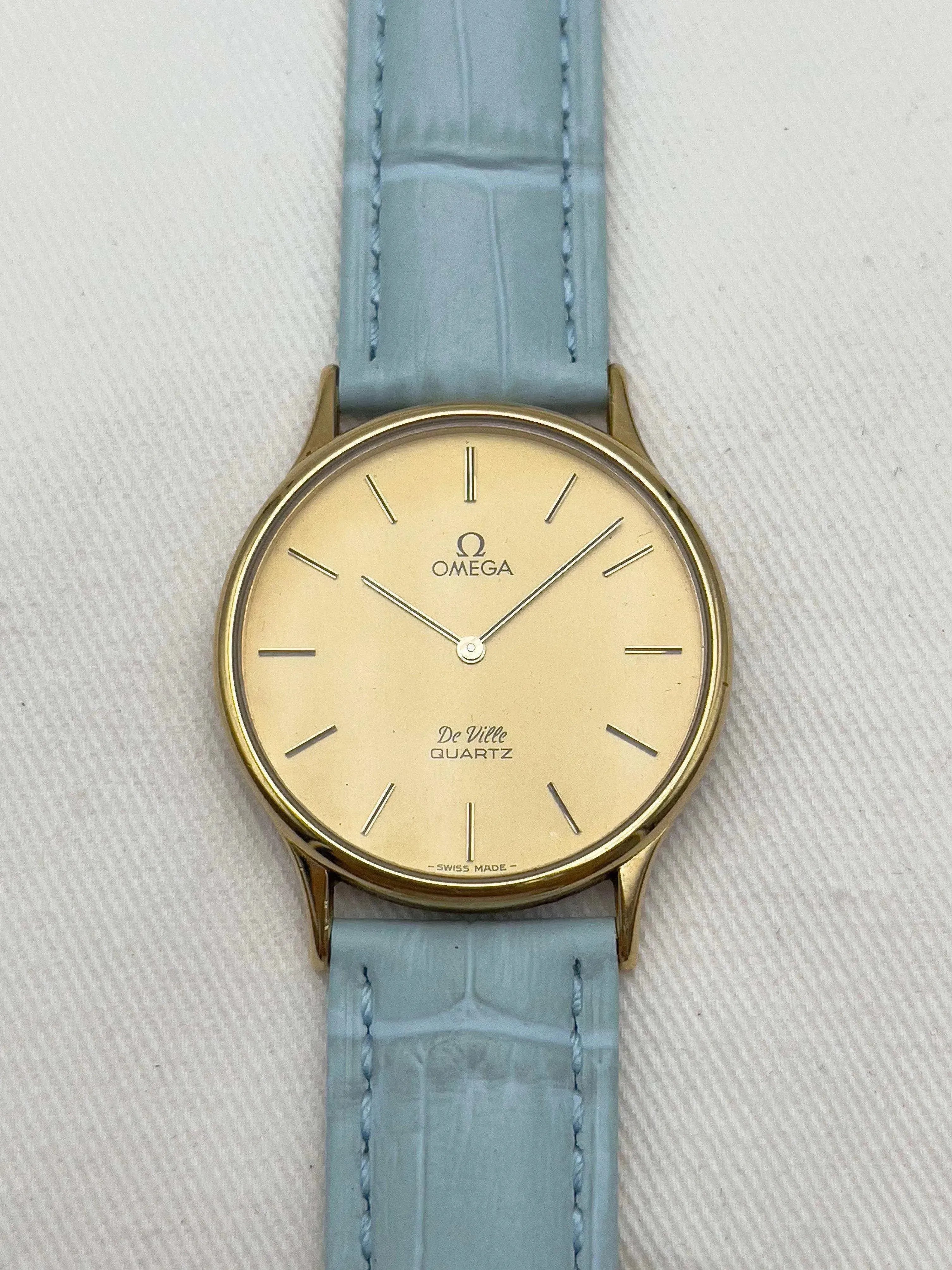 Omega - Circle Gold / Blue - 1970’s - Atelier Victor - Vintage  Shop