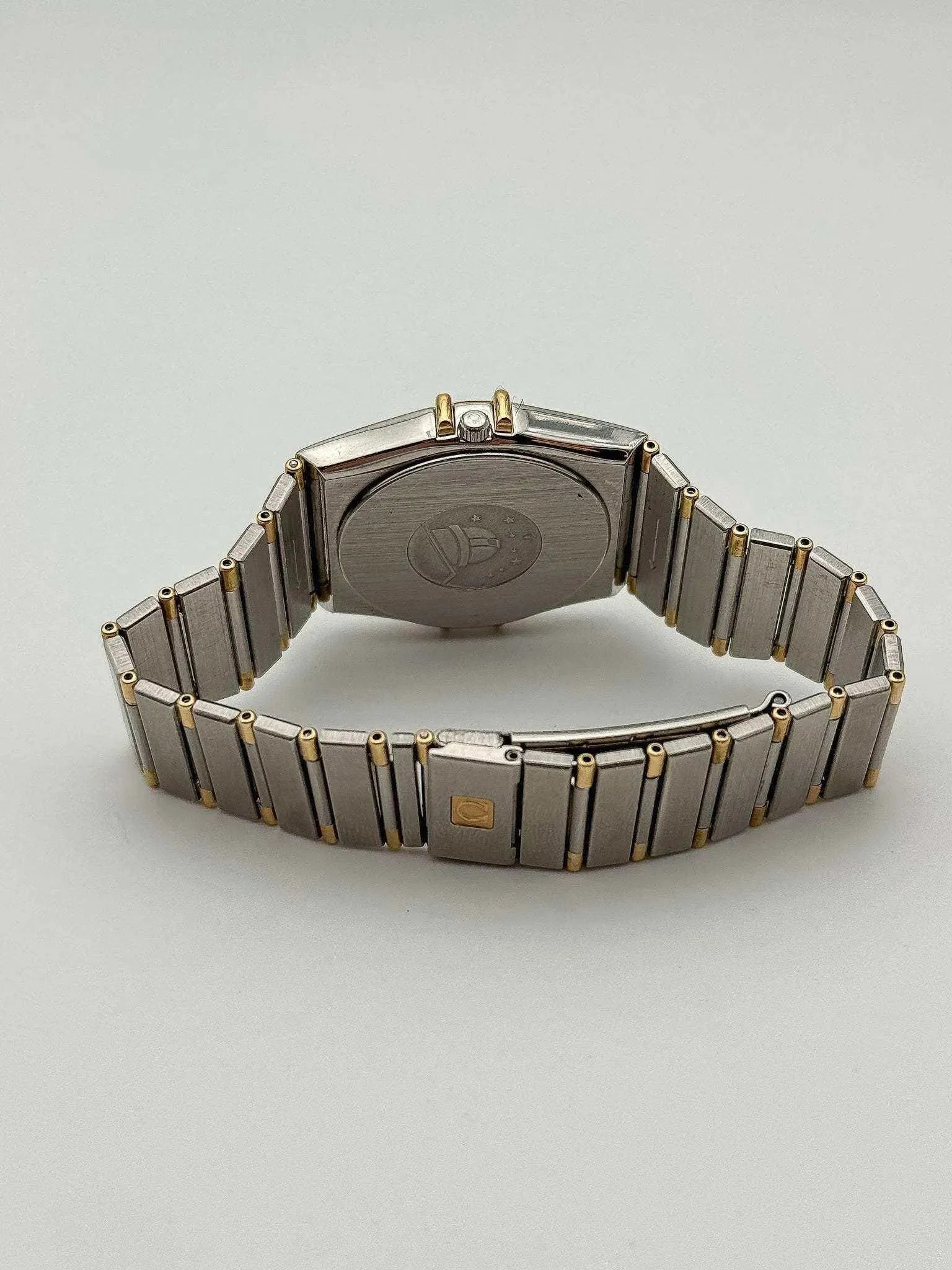 Omega - Constellation 18k Gold & Steel White Dial - 1990s - Atelier Victor Paris - Vintage Watch Shop Dubai