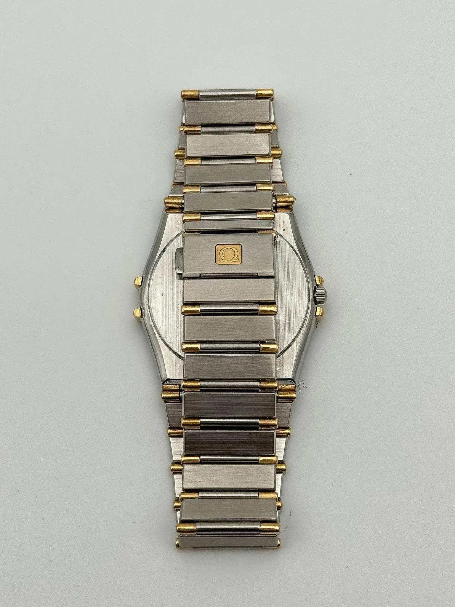 Omega - Constellation 18k Gold & Steel White Dial - 1990s - Atelier Victor Paris - Vintage Watch Shop Dubai