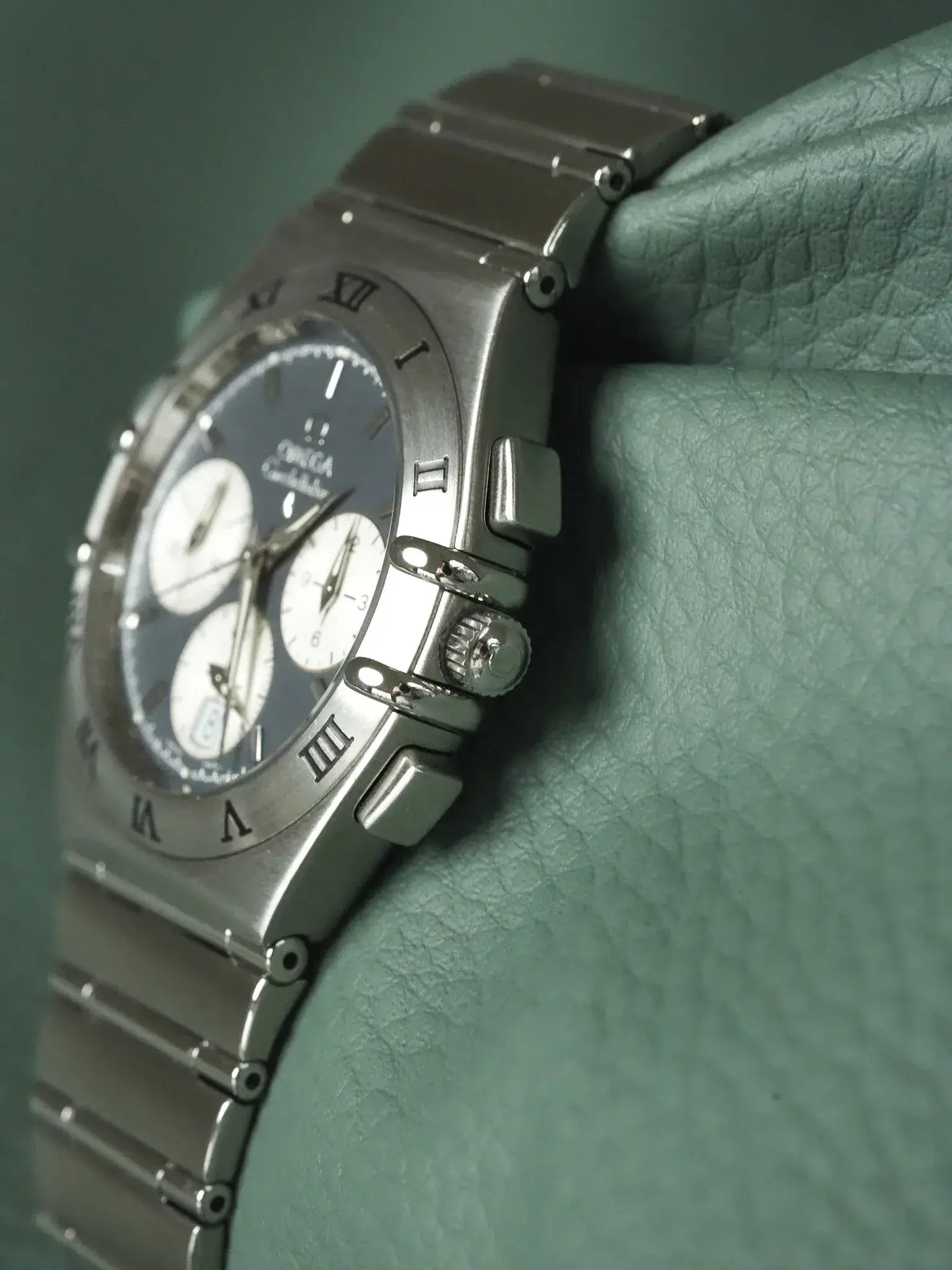 Omega - Constellation Double Eagle 1542.40 Acier Cadran Gris Nid d'abeille - 1990s