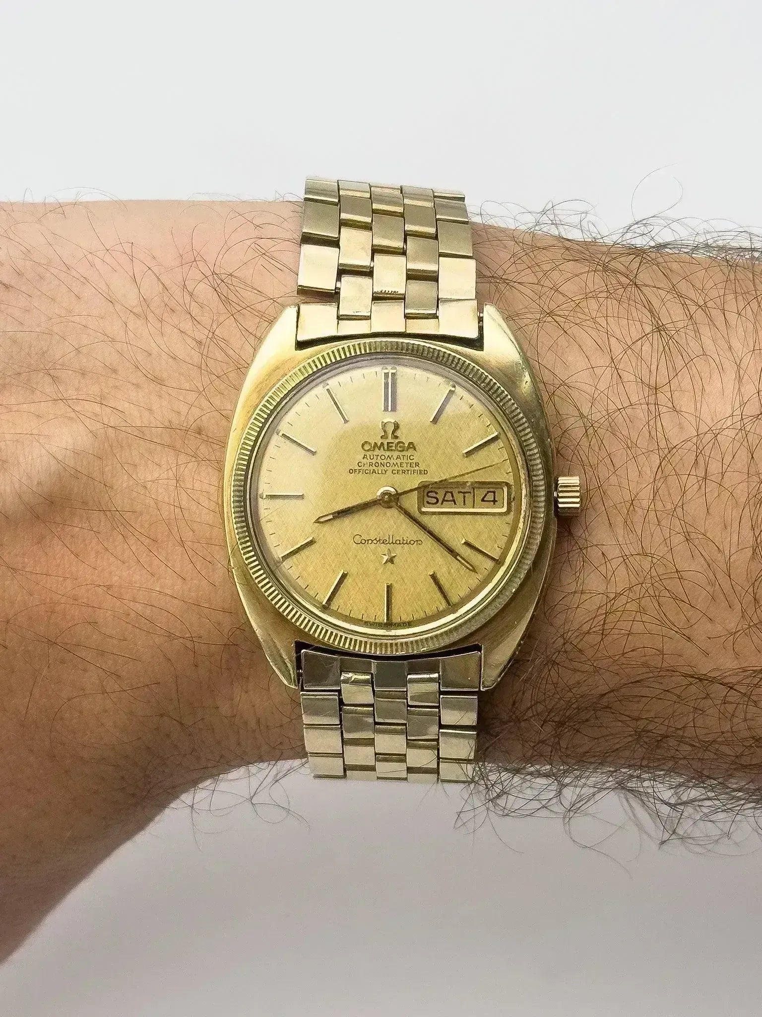 Omega - Constellation Gerald Genta Full Plaid Gold - 1970 