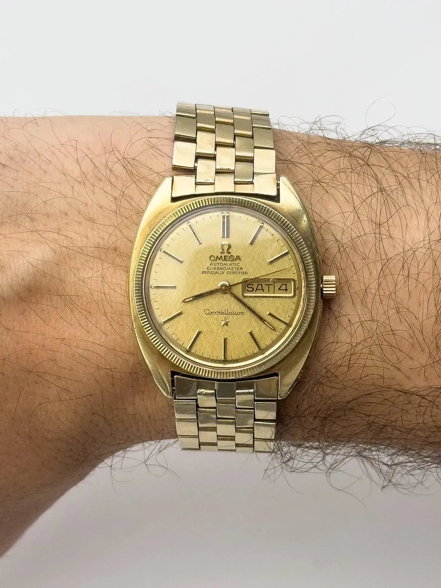 Omega - Constellation Gerald Genta Full Plated Gold - 1970 - Atelier Victor