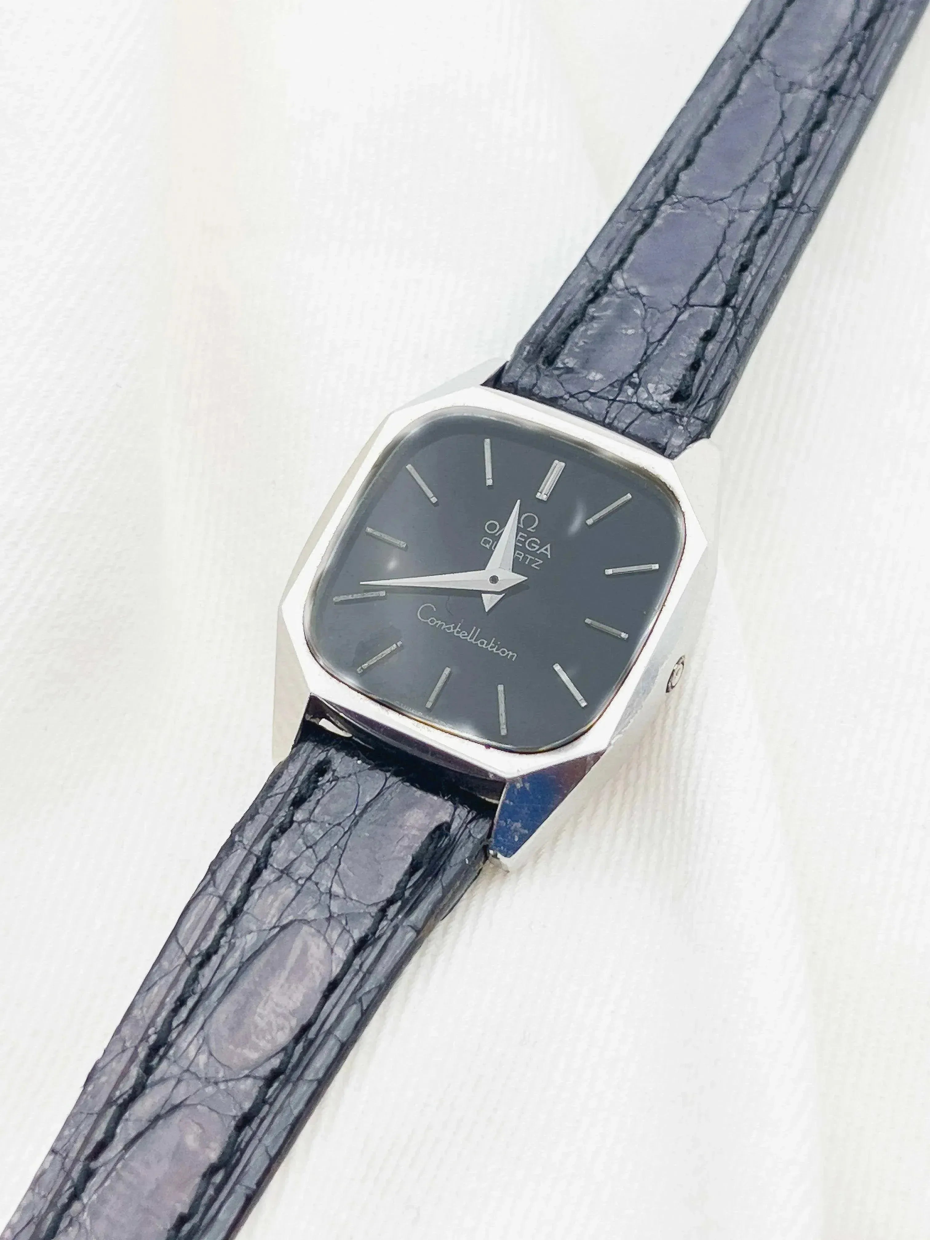 Omega - Constellation Lady Black Dial - 1973 - Atelier Victor - Vintage  Shop