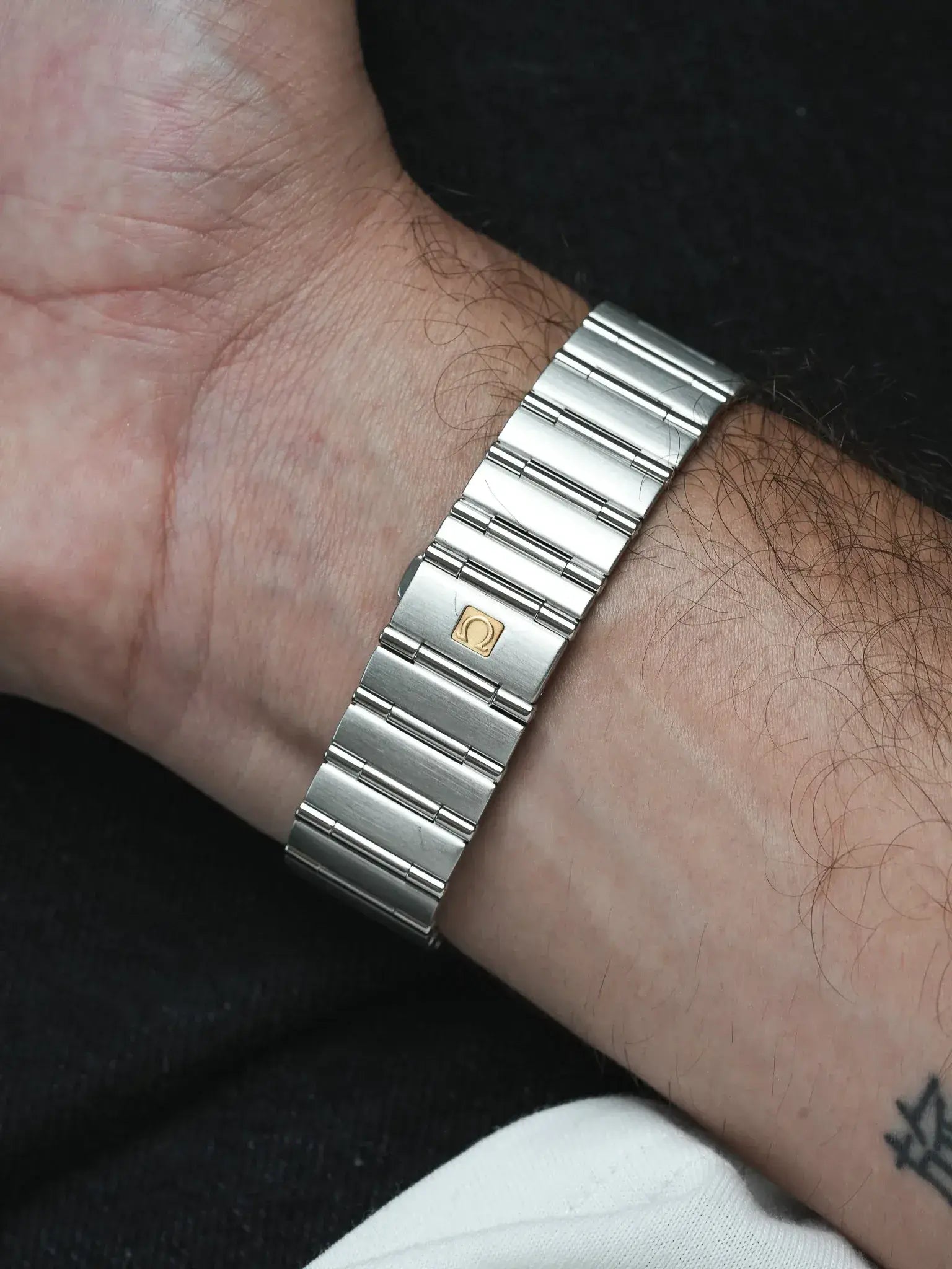 Omega - Constellation Manhattan "50th Anniversary" 1504.35 Acier Cadran Diamants - 2000s