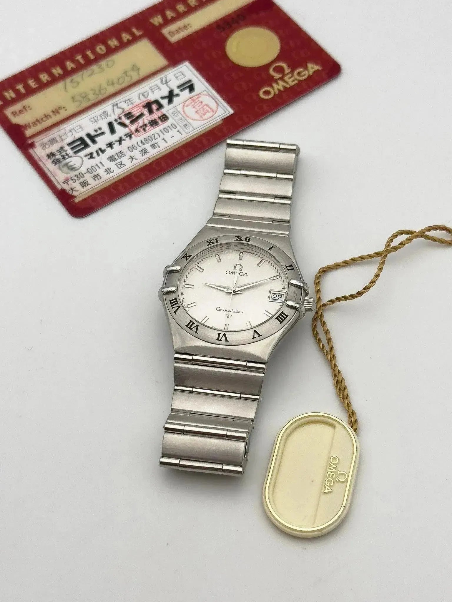Omega - Constellation Manhattan Acier Cadran Blanc - Papier - 1998 - Atelier Victor Paris - Vintage Watch Shop Dubai