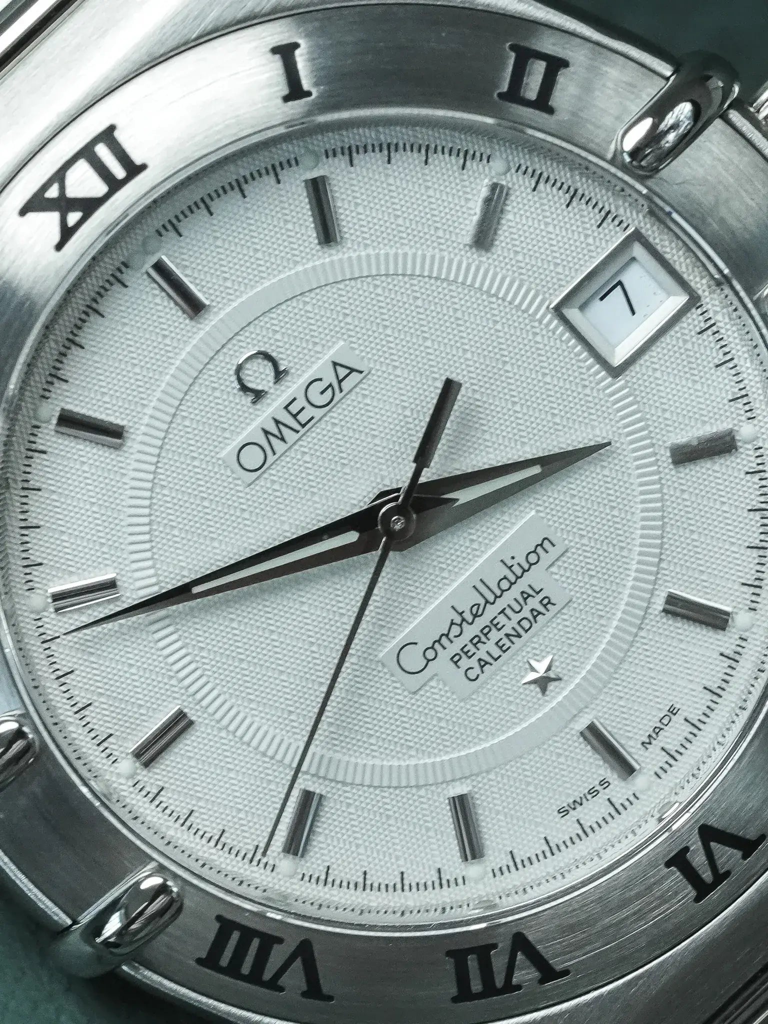 Omega - Constellation Manhattan Acier Calendrier Perpétuel - 1999