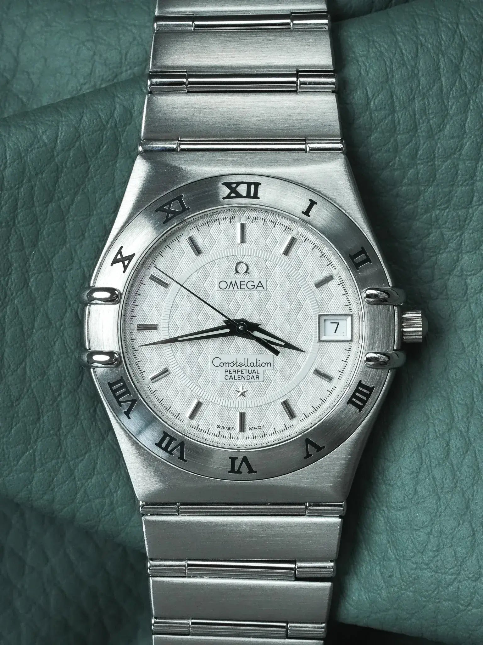 Omega - Constellation Manhattan Acier Calendrier Perpétuel - 1999