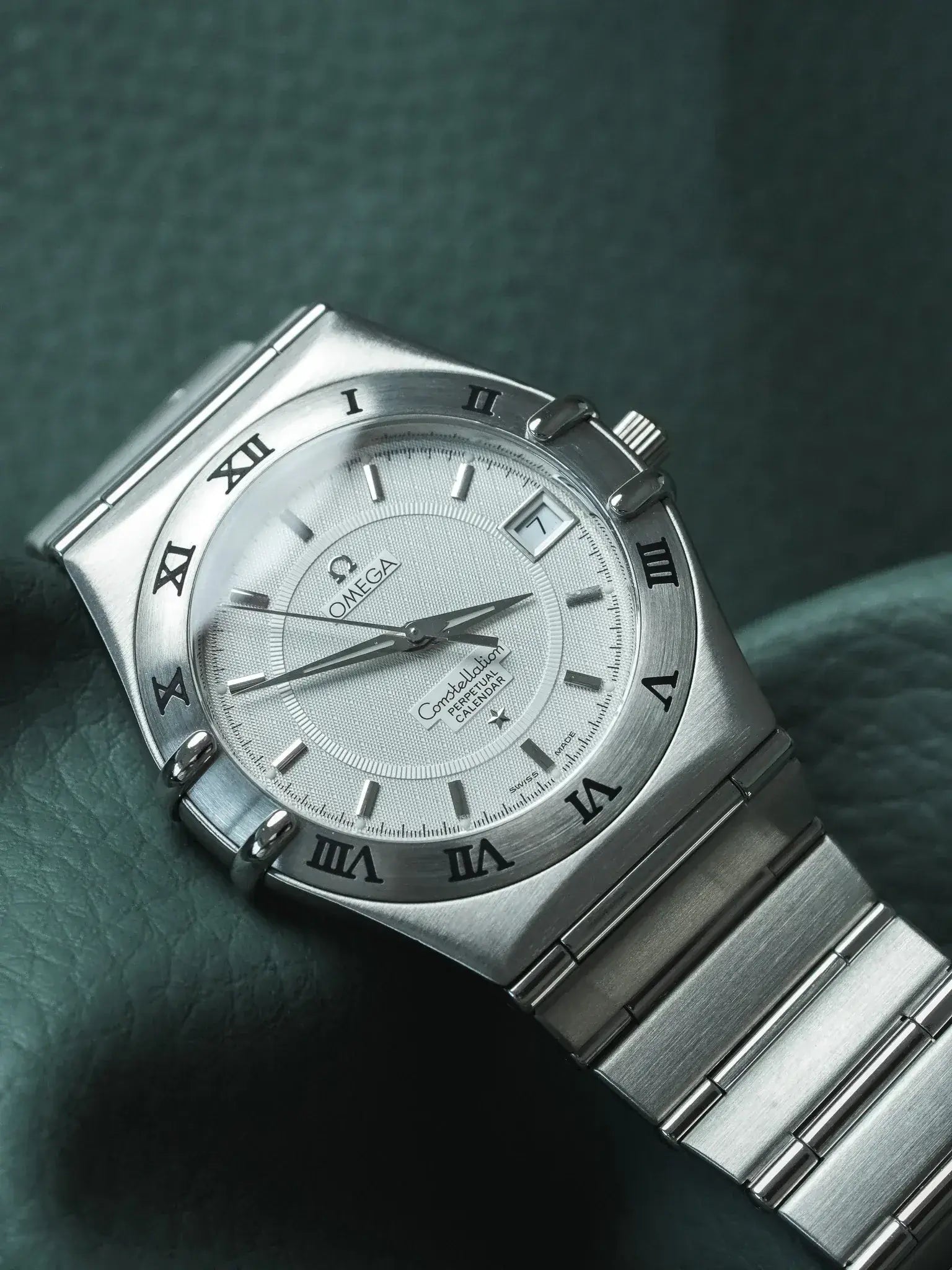 Omega - Constellation Manhattan Acier Calendrier Perpétuel - 1999