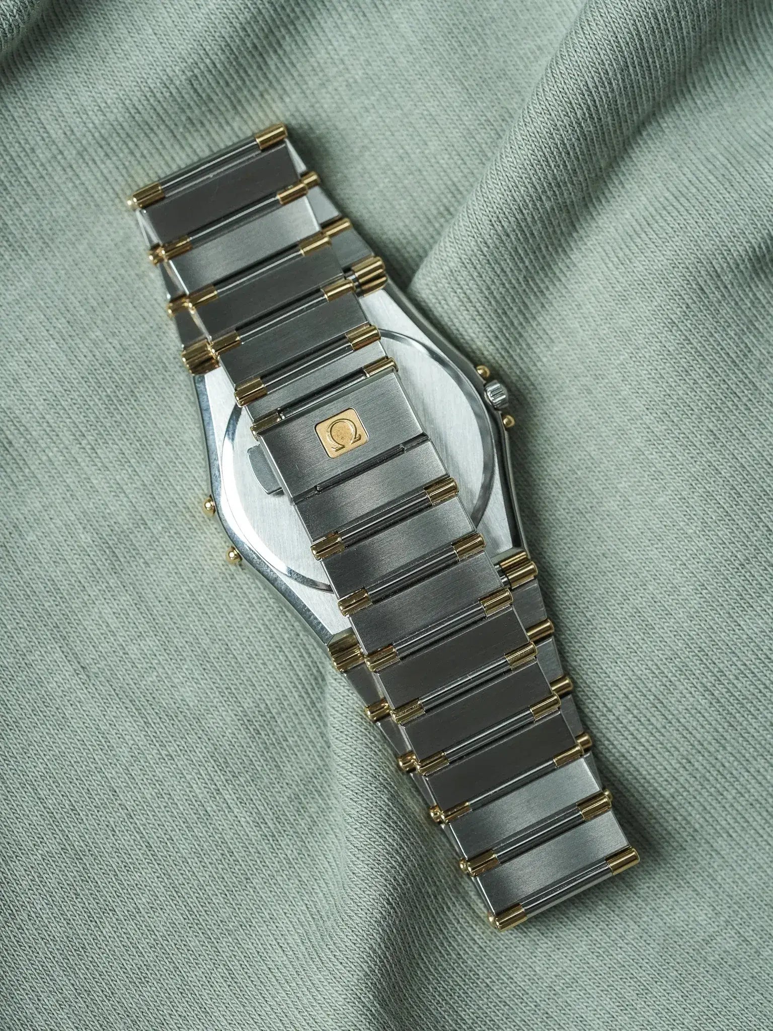 Montre Omega Constellation Day-Date (1991) – Acier & Or 18k (État Neuf)