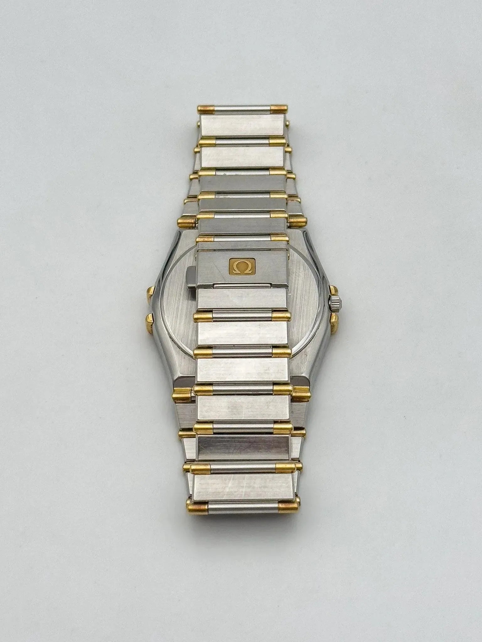 Omega - Constellation Manhattan Noir Or 18k & Acier - 1989 - Atelier Victor - Vintage  Shop