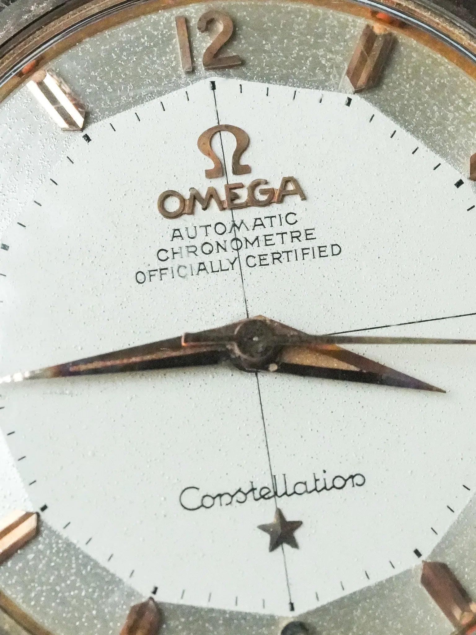 Omega - Constellation Pie Pan 2852 Crosshair Acier Or rose - 1958 - Atelier Victor