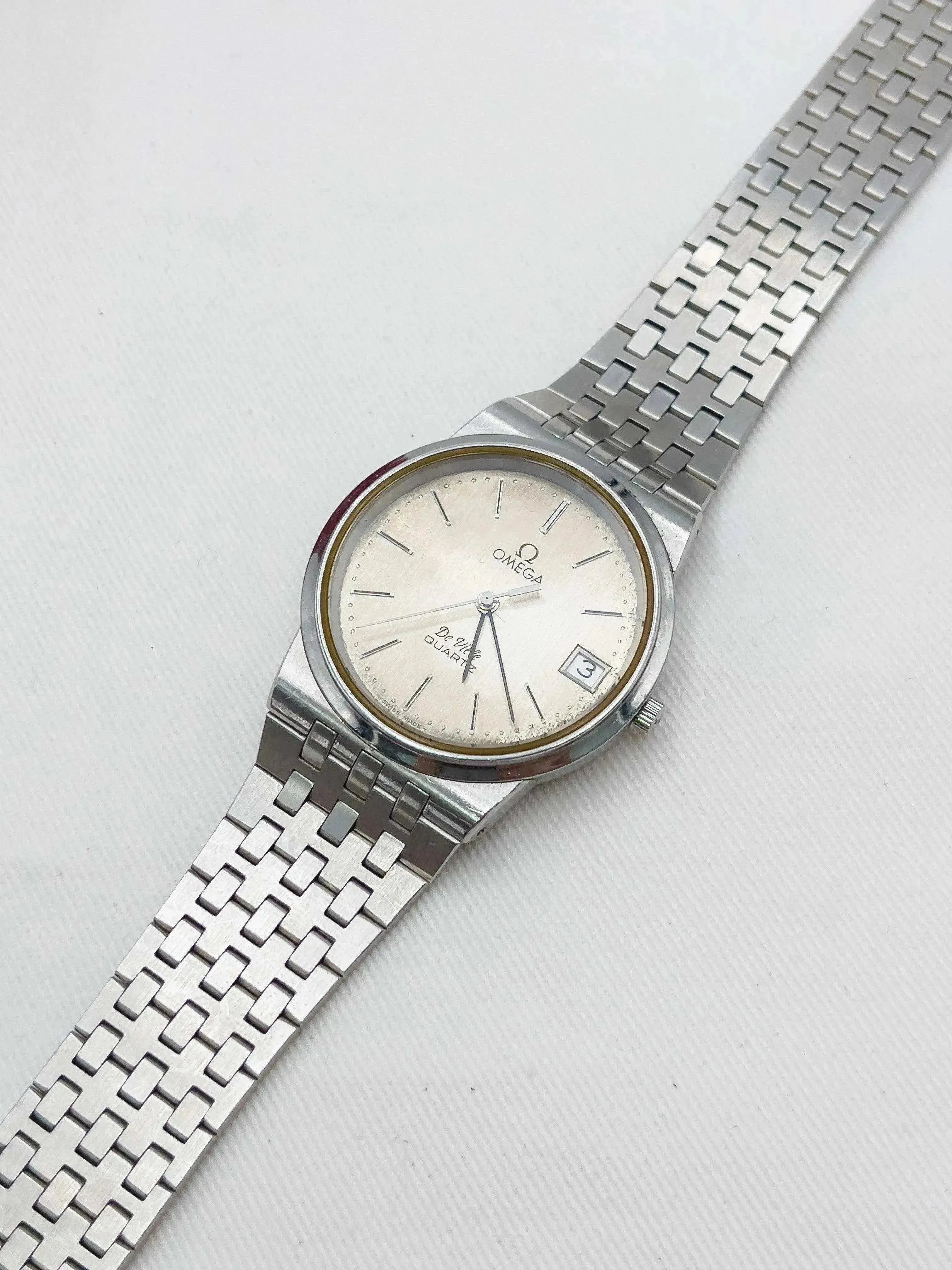 Omega - De Ville Acier Maille - Boite - 1979 - Atelier Victor - Vintage  Shop