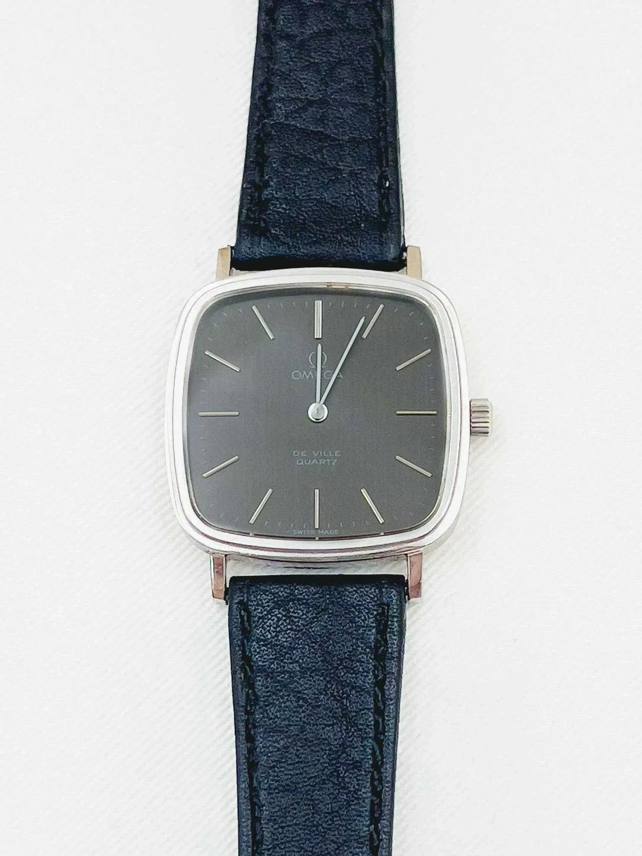 Omega - De Ville Carré acier noir - 1978 - Atelier Victor