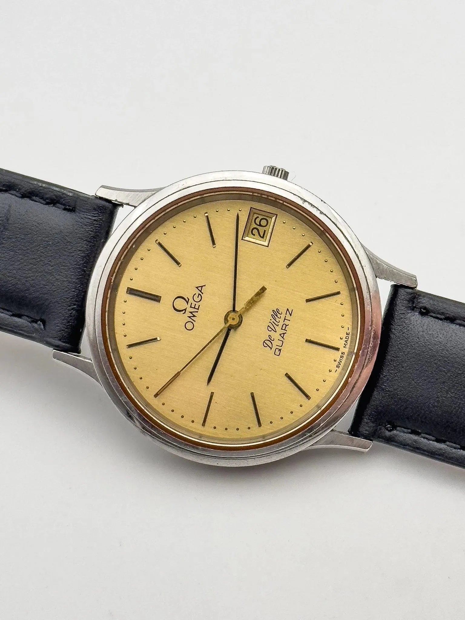 Omega - De Ville Champagne Date - 1979 - Atelier Victor Paris - Vintage Watch Shop Dubai