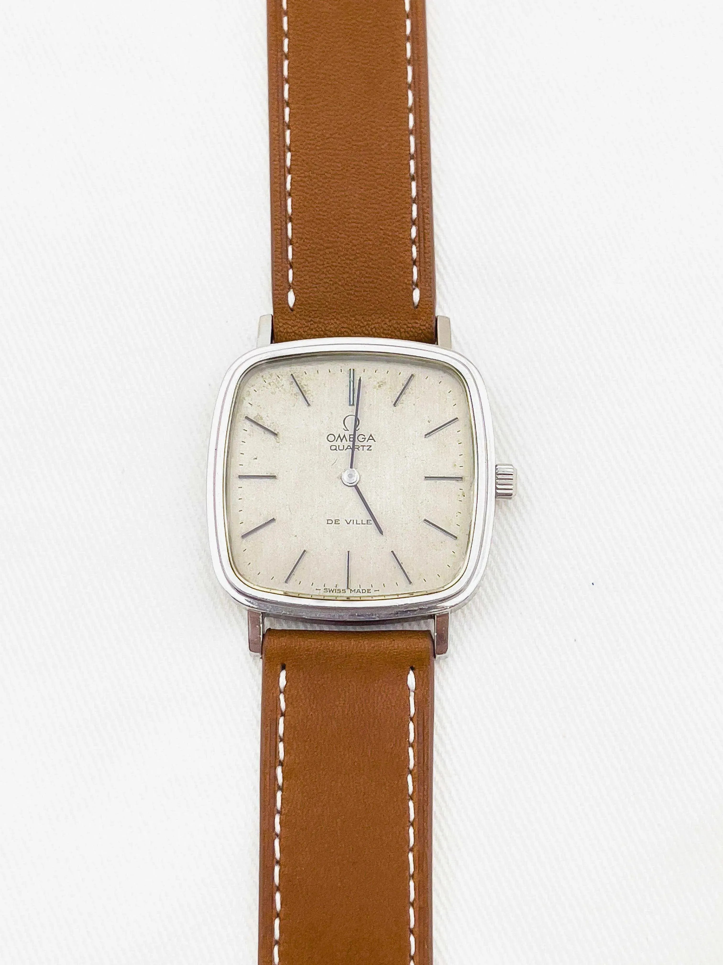 Omega - De Ville Champagne Patiné - 1978 - Atelier Victor Paris - Vintage Watch Shop Dubai