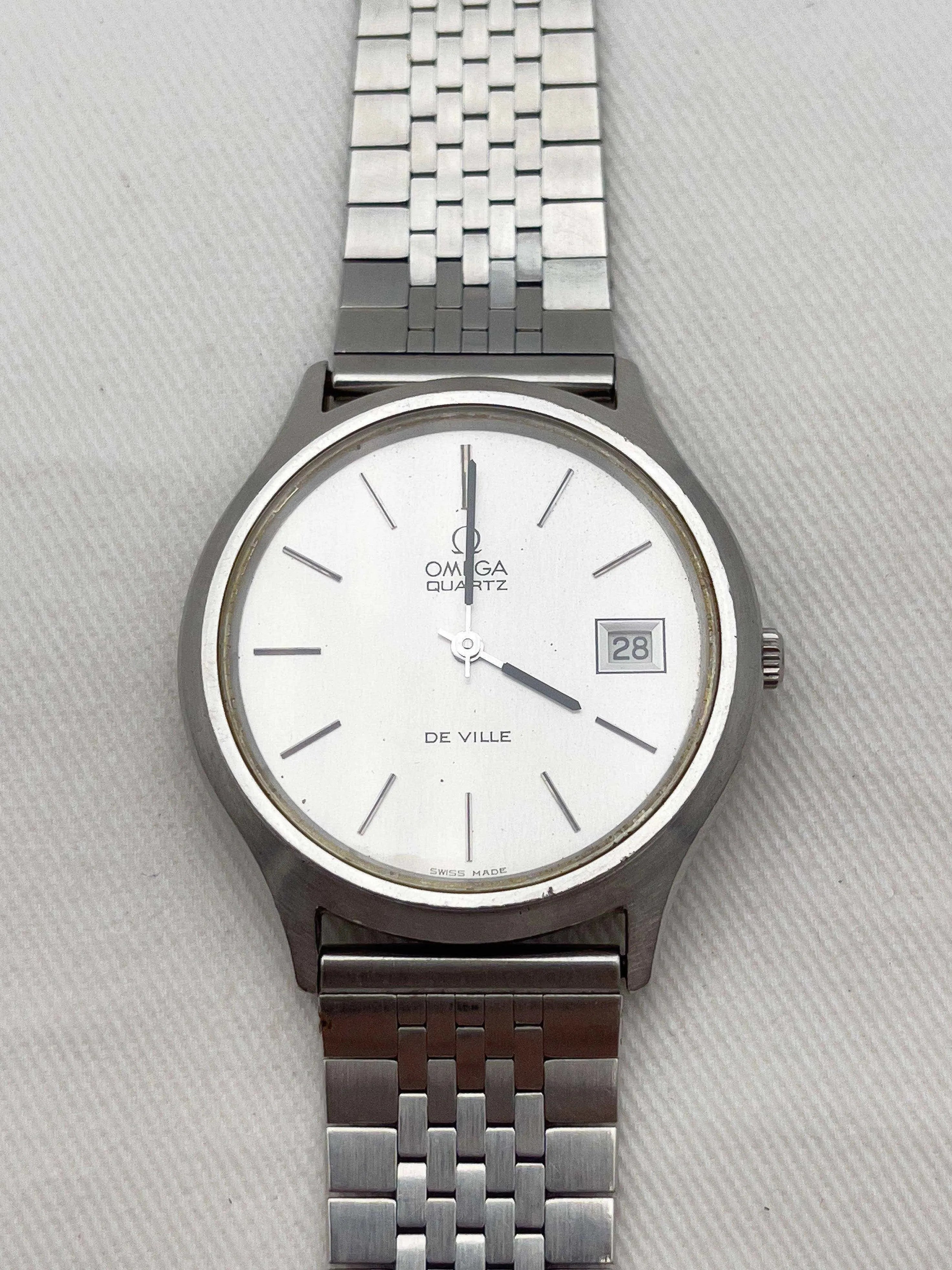 Omega - De Ville Circle Full Steel - 1976 - Atelier Victor Paris - Vintage Watch Shop Dubai