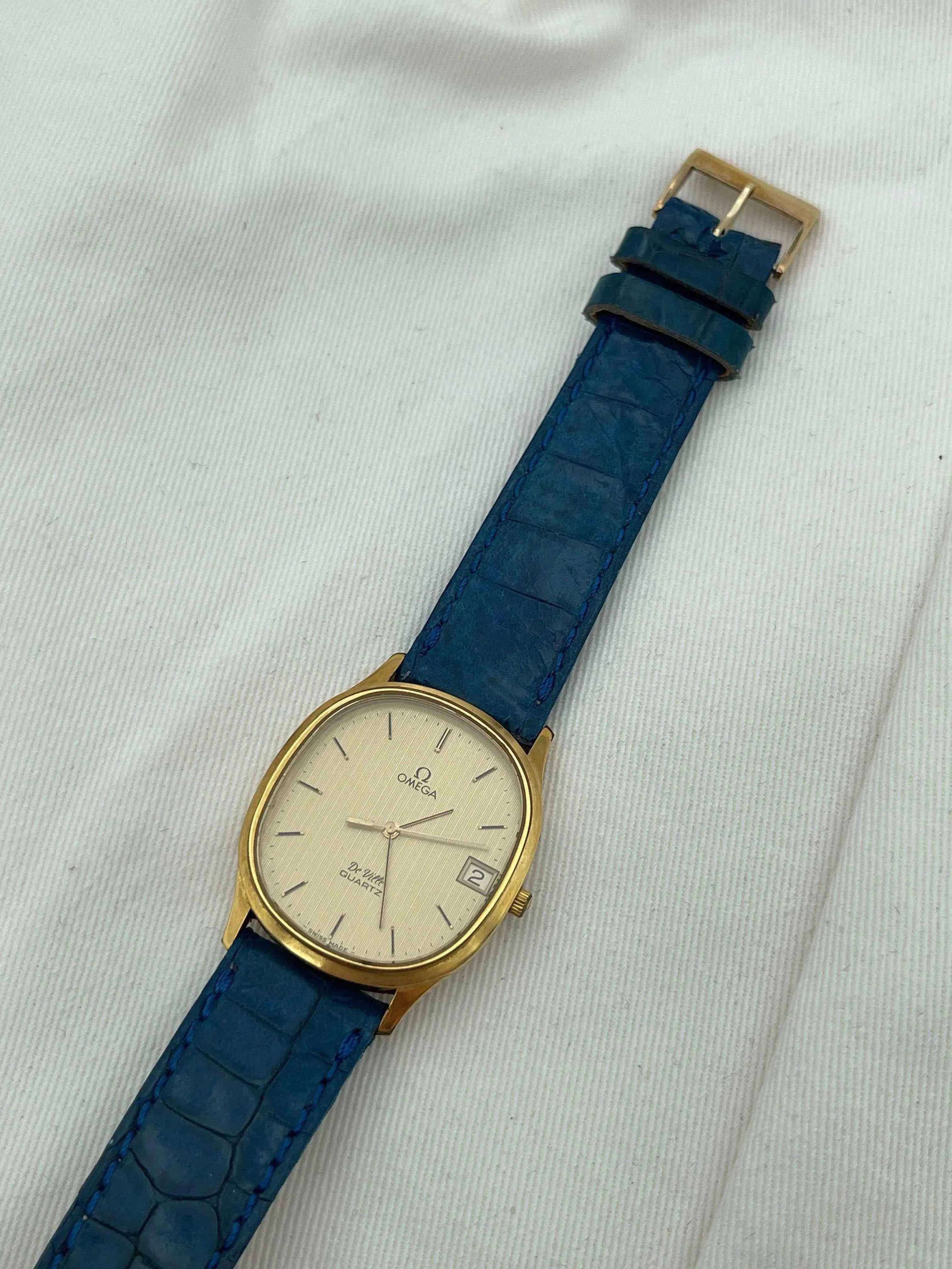 Omega - De Ville Date Tonneau plaqué or - 1982 - Atelier Victor Paris - Vintage Watch Shop Dubai
