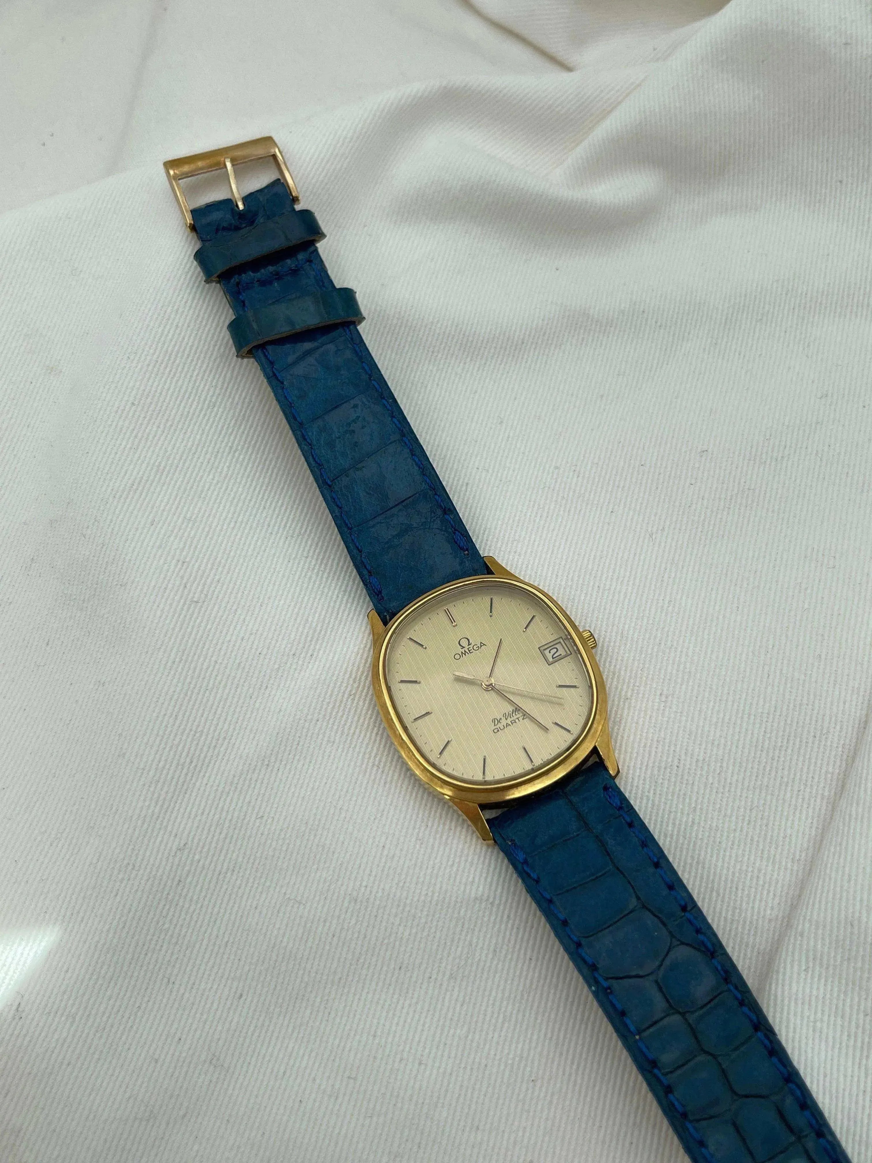 Omega - De Ville Date Tonneau plaqué or - 1982 - Atelier Victor Paris - Vintage Watch Shop Dubai