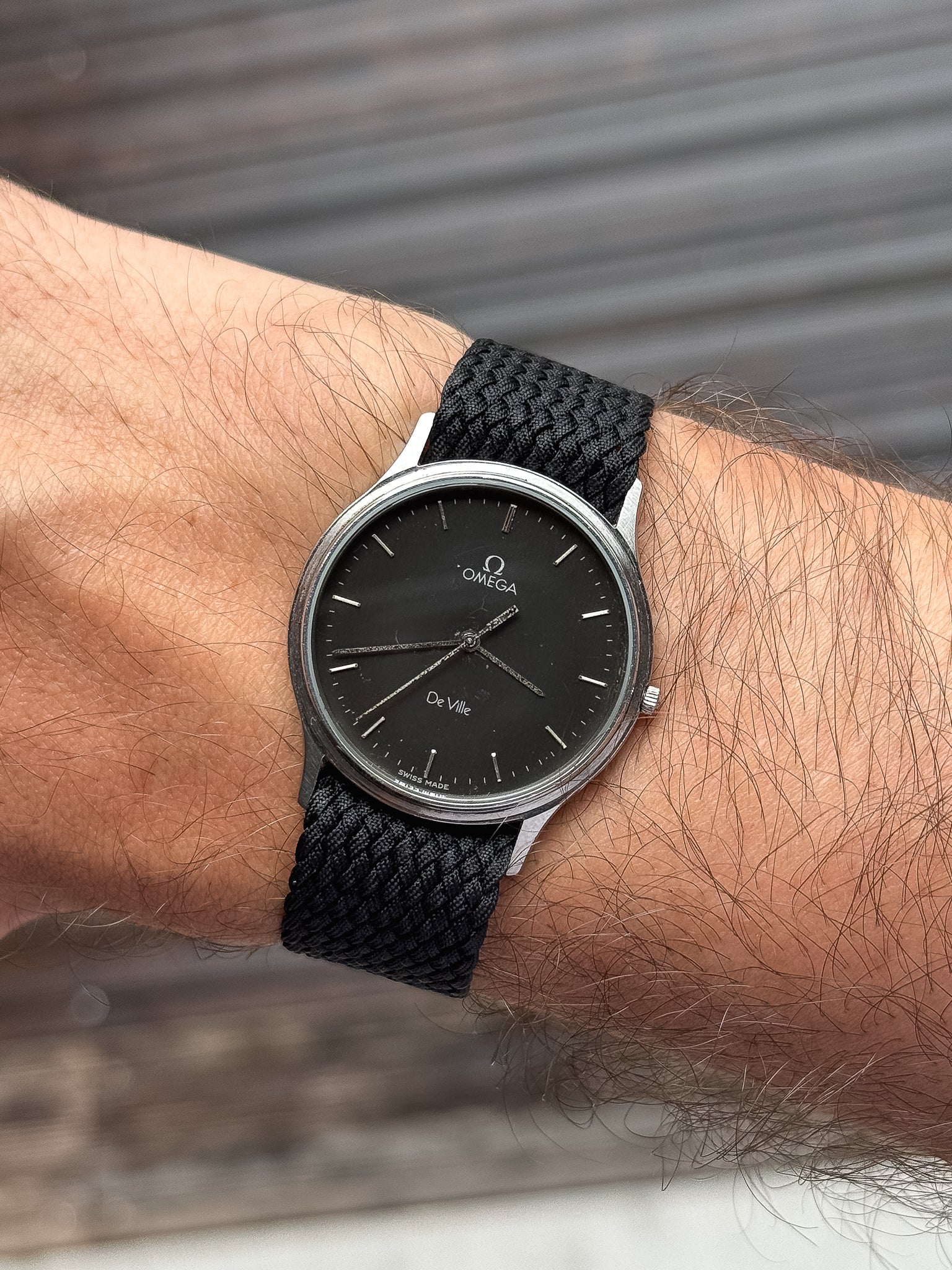 Omega - De Ville Dress Watch Anthracite - 1982 - Atelier Victor Paris - Vintage Watch Shop Dubai