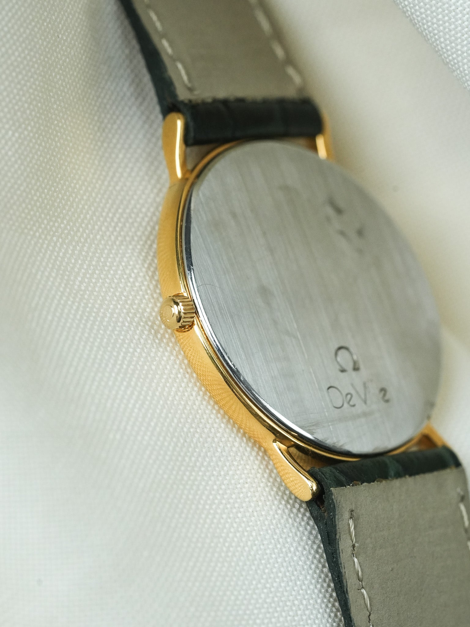 Omega - De Ville extra plate Gold plated tapestry dial - 1980s 