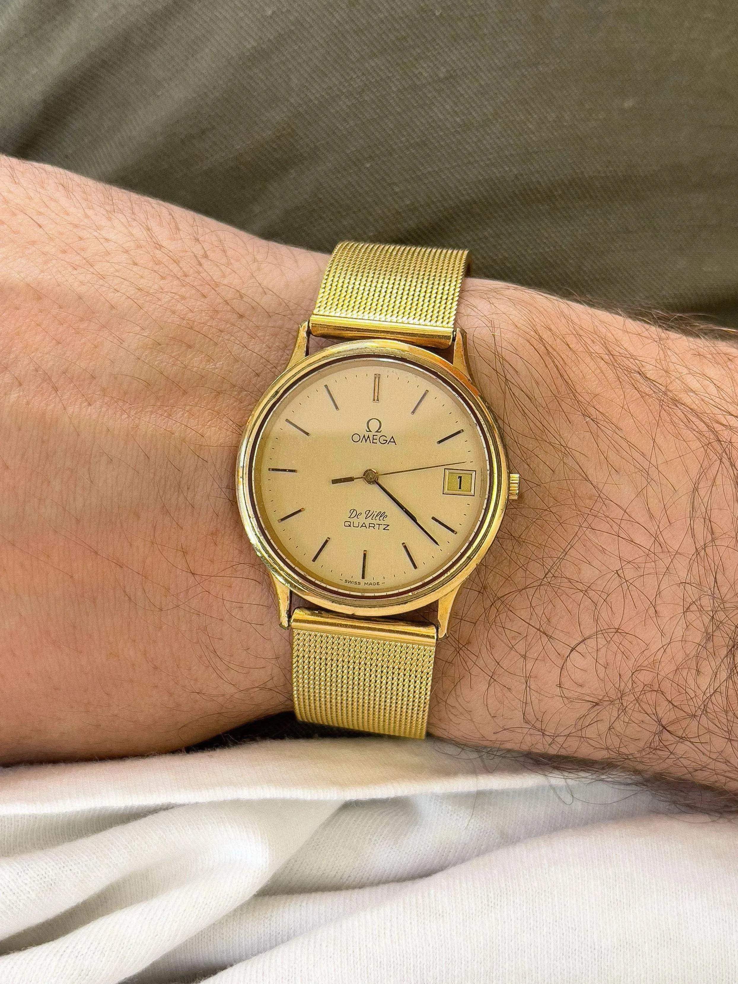 Omega - De Ville Full Gold - 1978 - Atelier Victor - Vintage  Shop
