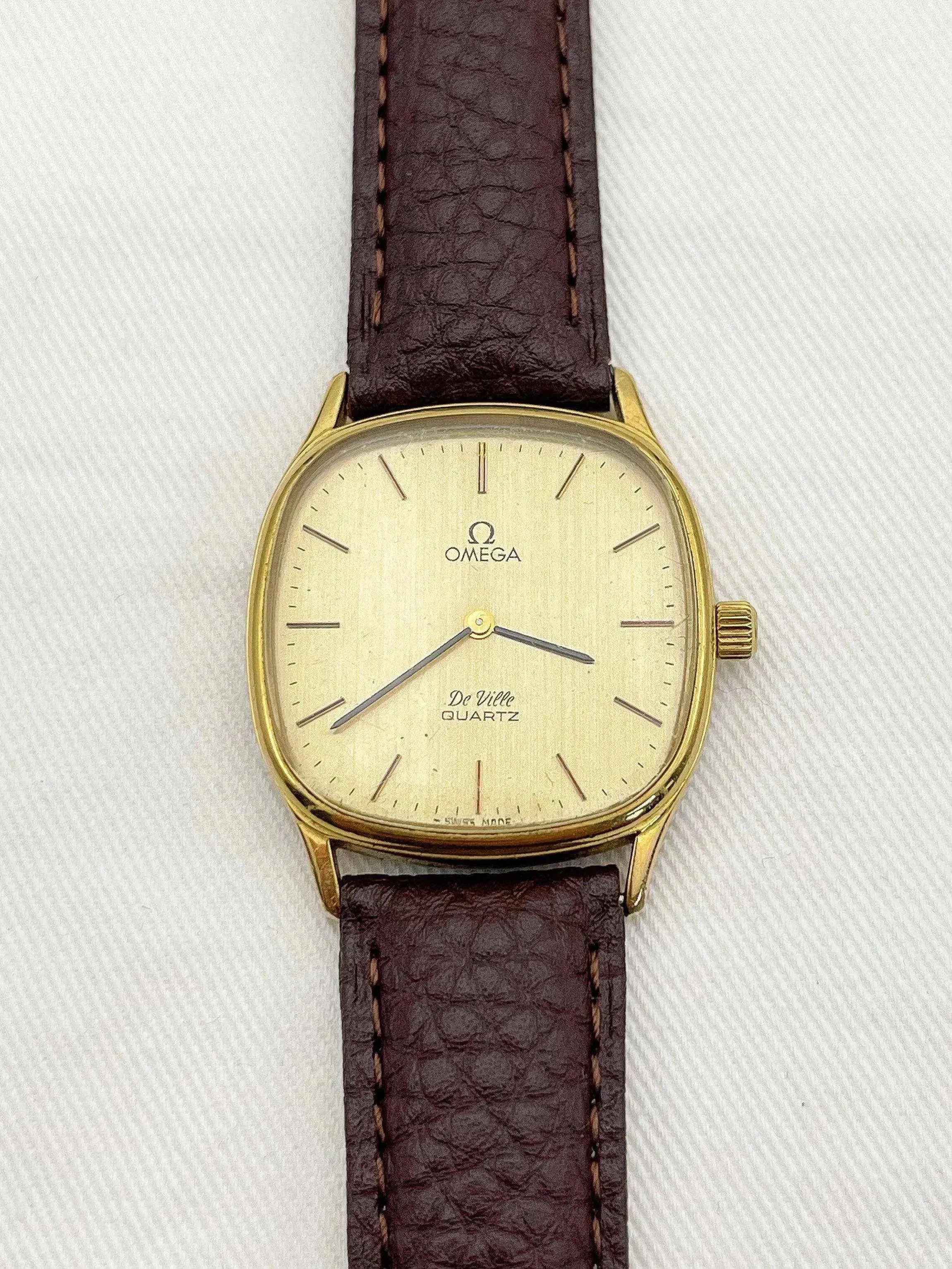 Omega - De Ville Gold Dial - 1979 - Atelier Victor Paris - Vintage Watch Shop Dubai