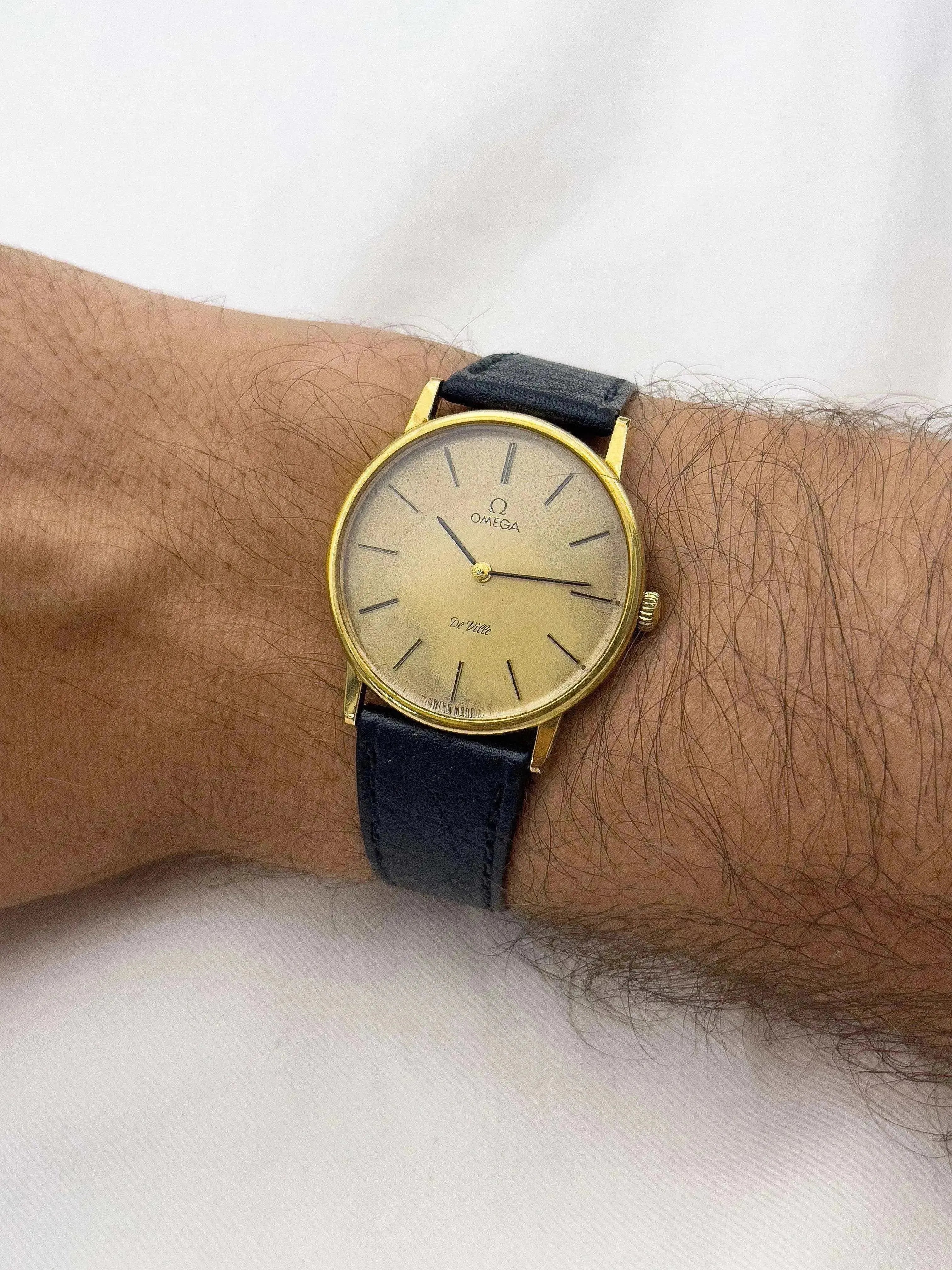 Omega - De Ville Gold Patiné - 1978 - Atelier Victor Paris - Vintage Watch Shop Dubai