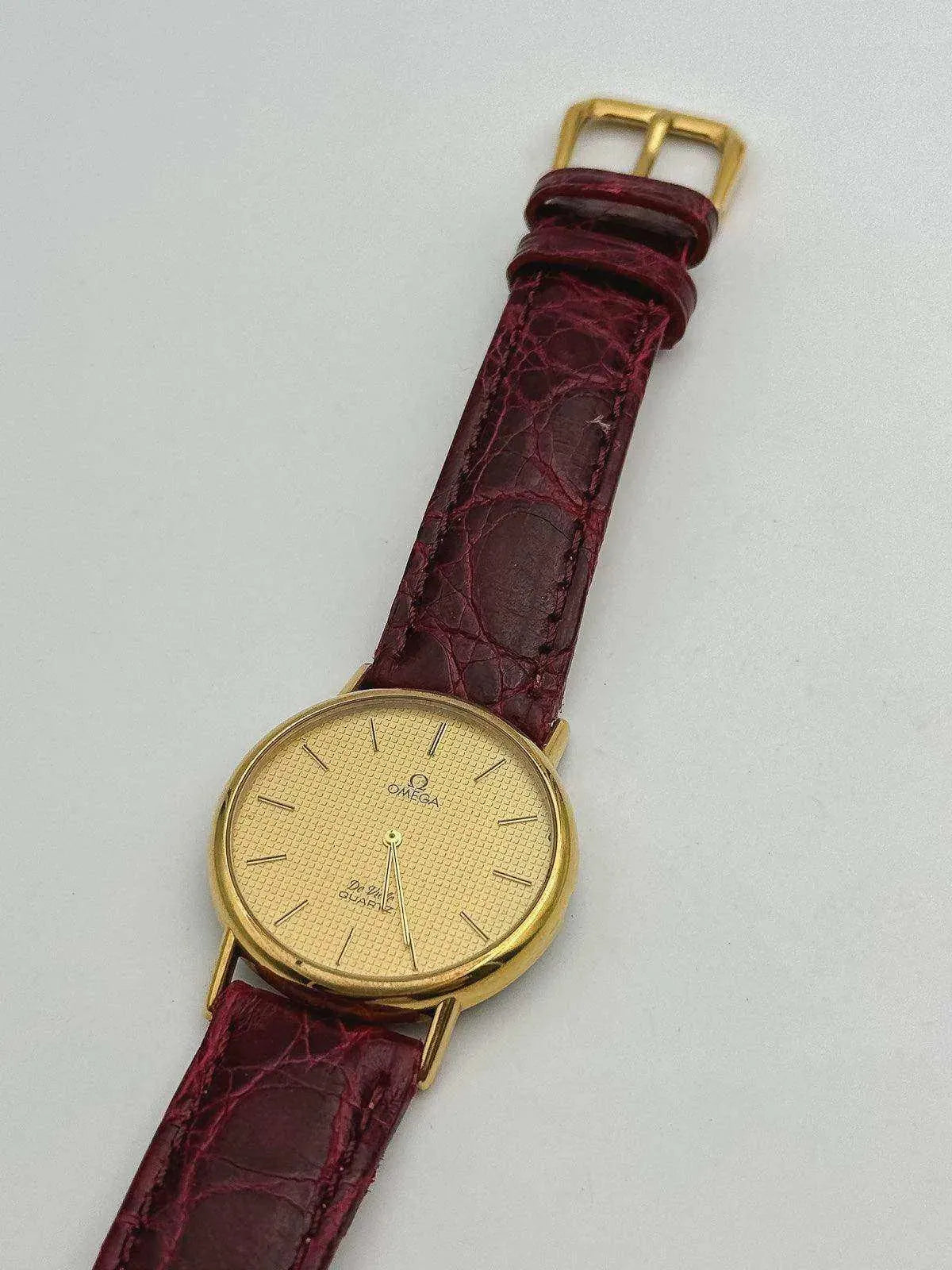 Omega - De Ville Gold Tapisserie - 1970s - Atelier Victor Paris - Vintage Watch Shop Dubai
