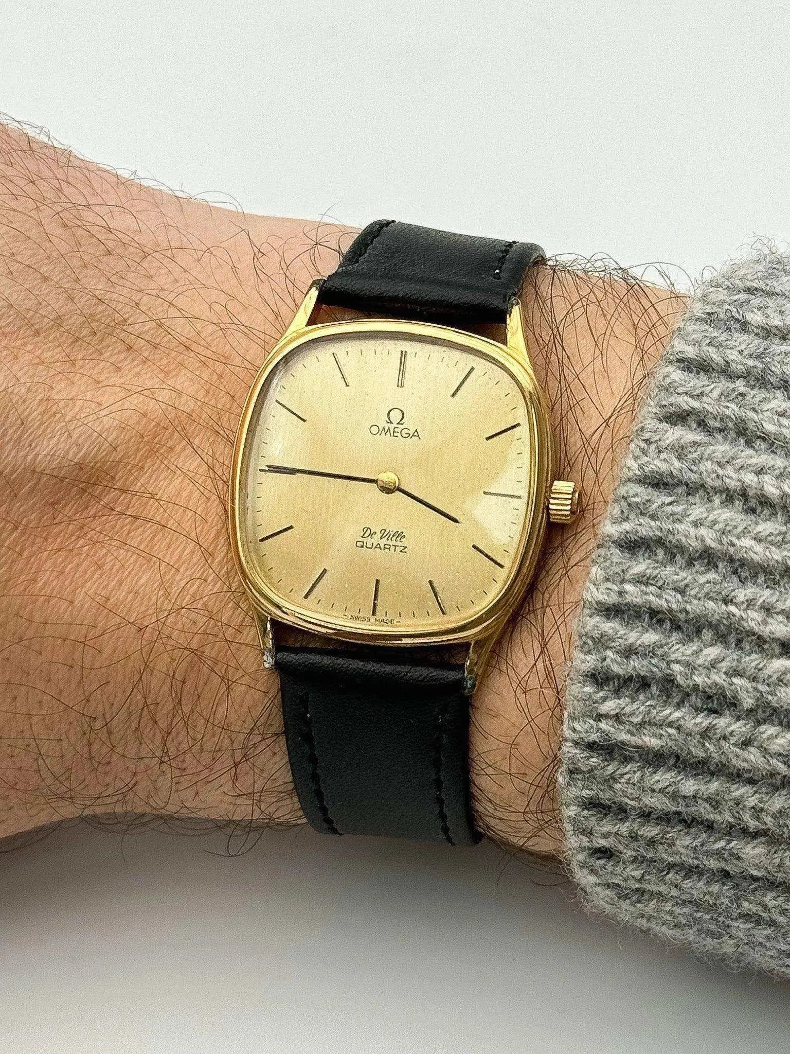 Omega - De Ville Gold Tonneau - 1978 - Atelier Victor Paris - Vintage Watch Shop Dubai
