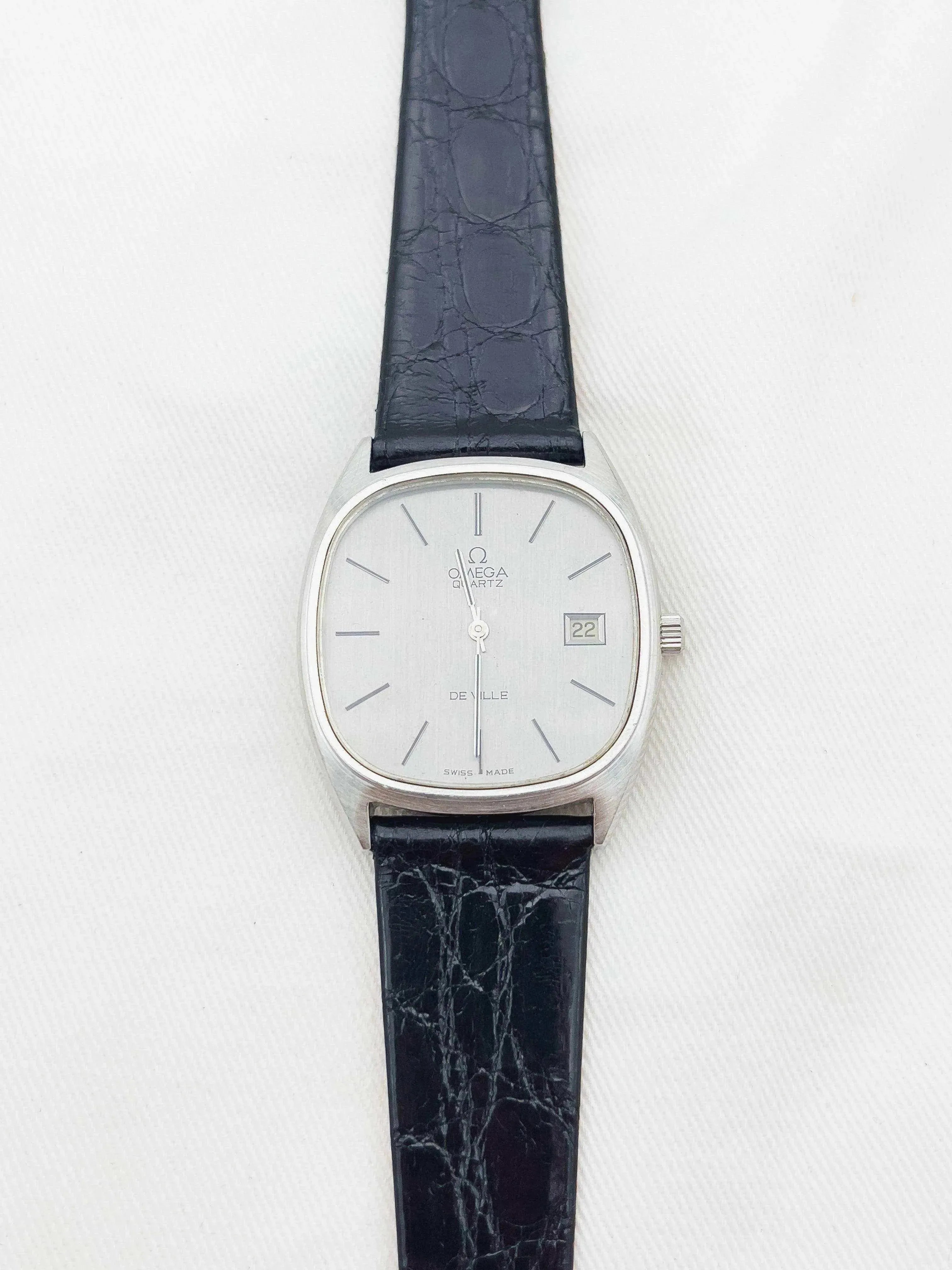 Omega - De Ville Grey Dial Oversized - boîte - 1973 - Atelier Victor Paris - Vintage Watch Shop Dubai