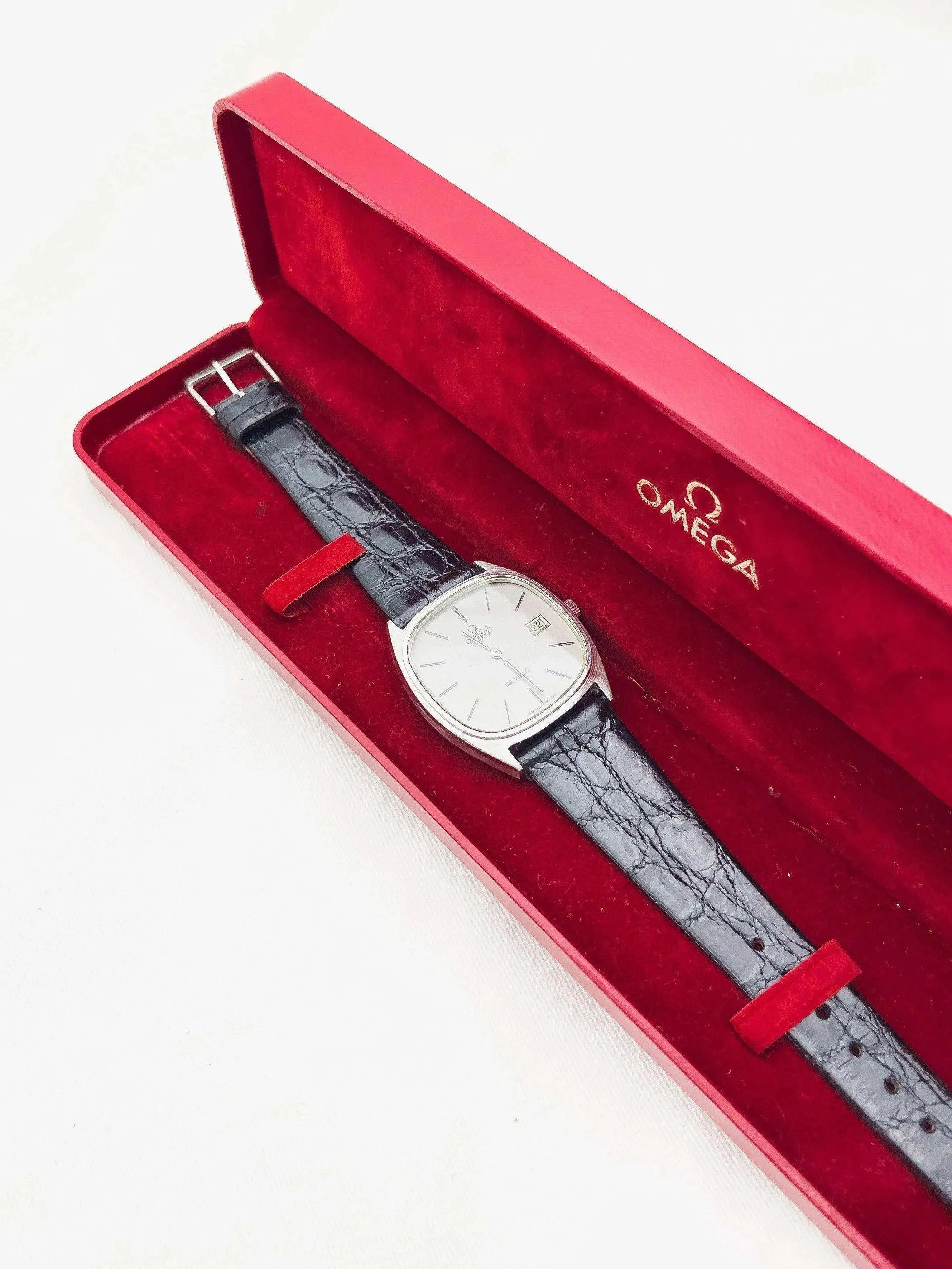 Omega - De Ville Grey Dial Oversized - boîte - 1973 - Atelier Victor Paris - Vintage Watch Shop Dubai