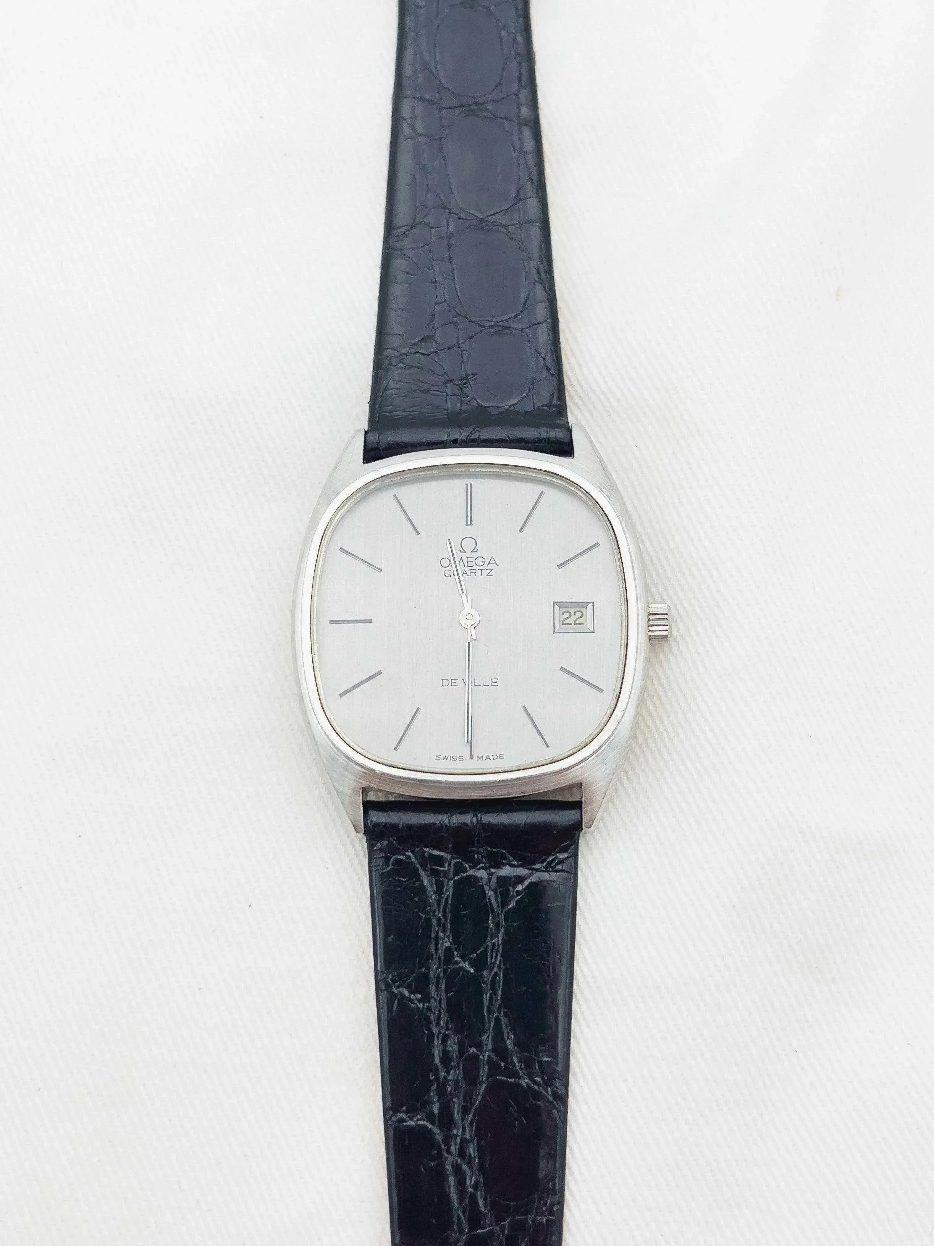 Omega - De Ville Grey Dial Oversized - boîte - 1973 - Atelier Victor - Vintage  Shop